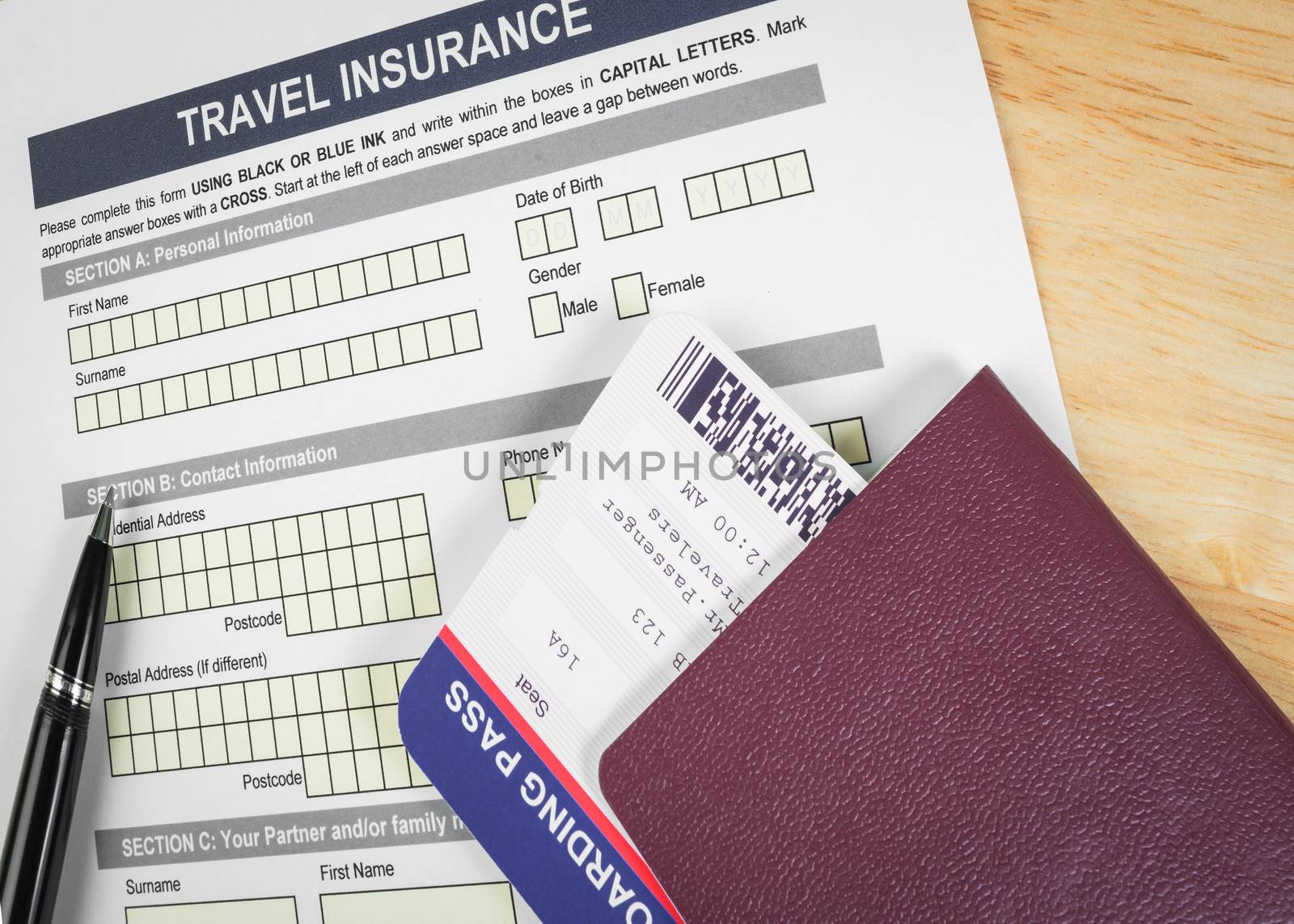 insurance concept for travel