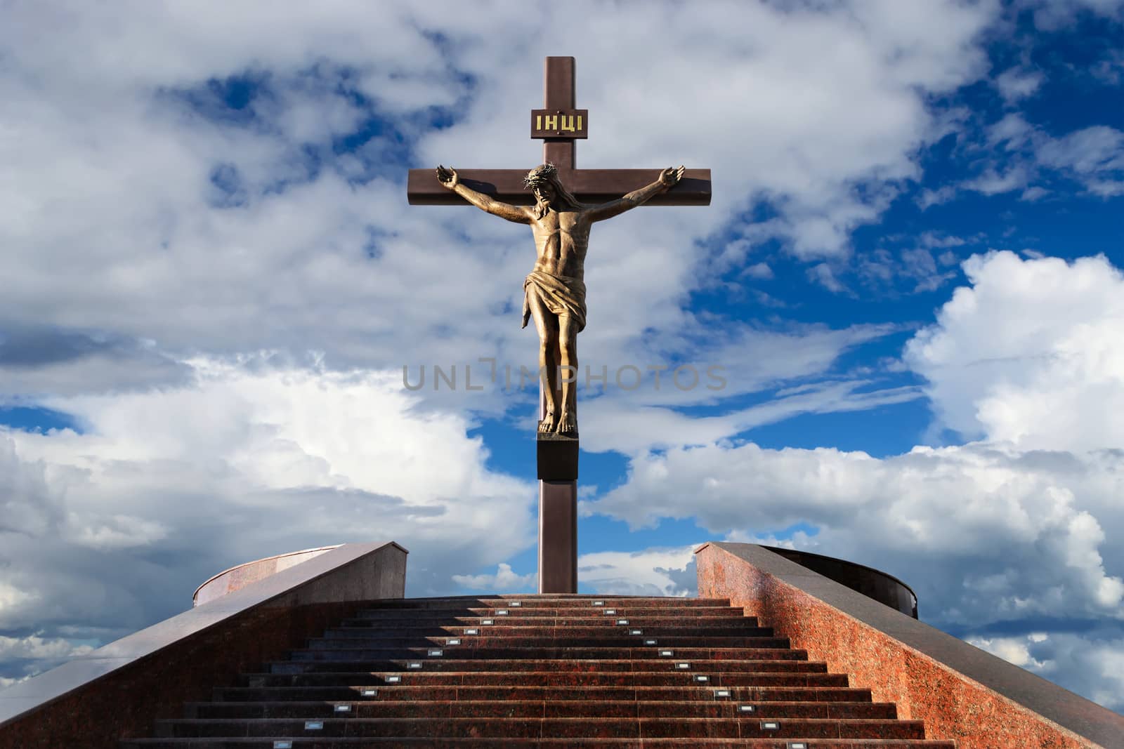 Statue of the crucifixion by s96serg