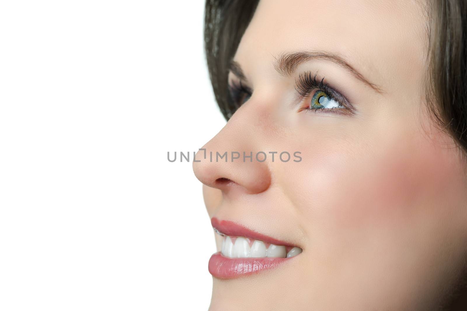 Portrait smiling woman by w20er