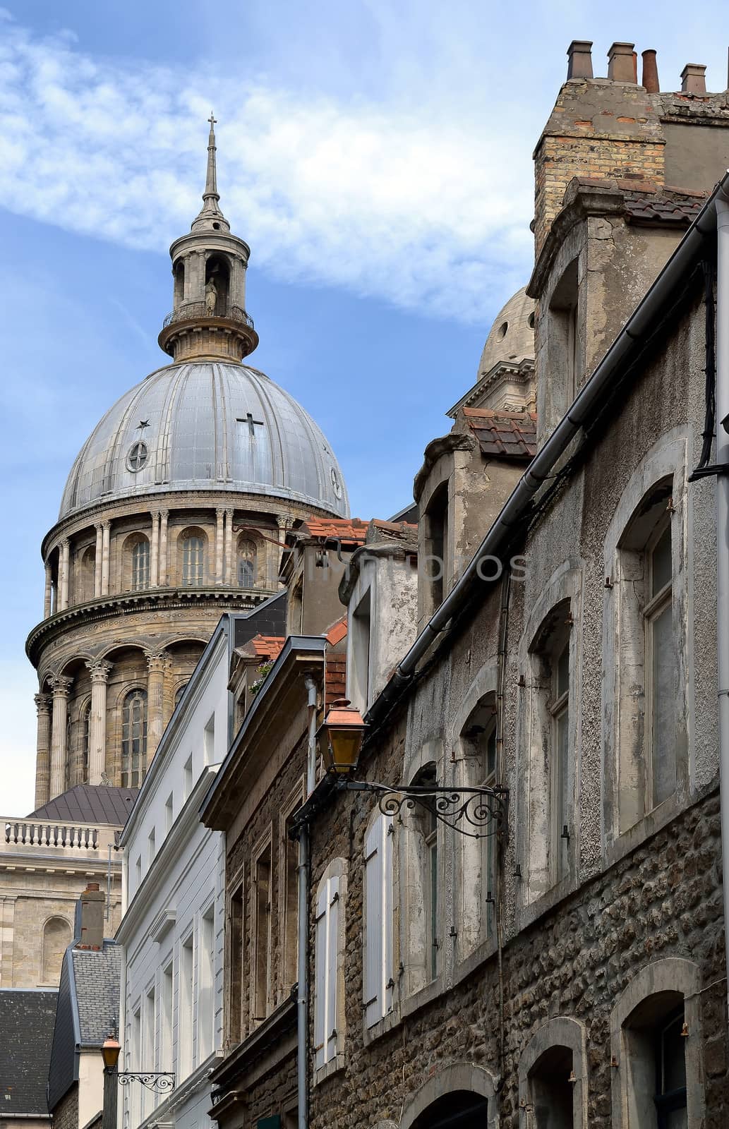 Old street. Boulogne-sur-Mer. France