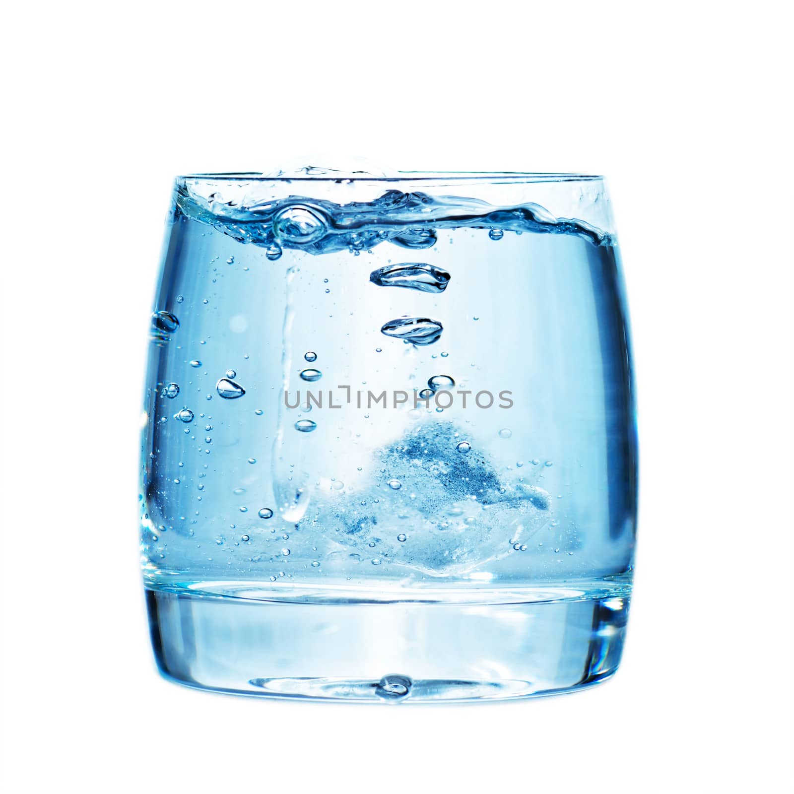 Glass with water by oksix