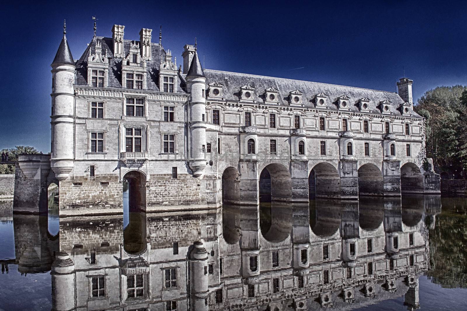 Chenonceau castle, HDR