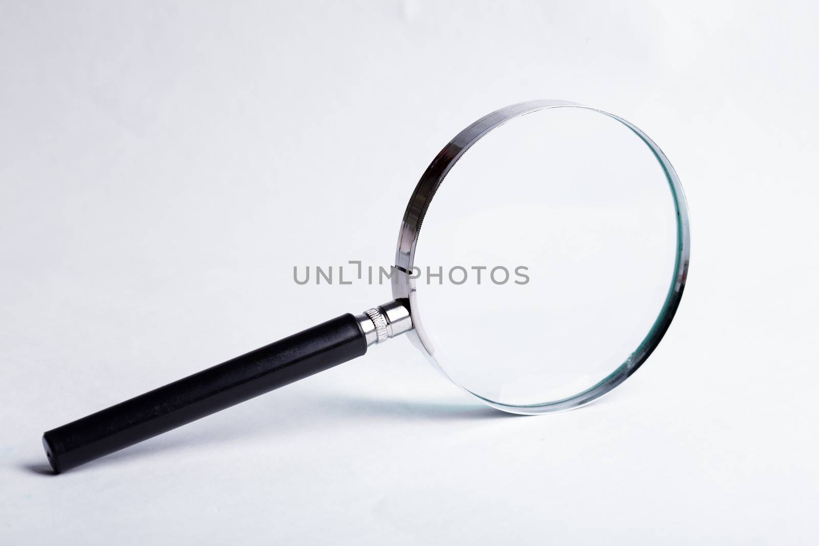 Magnifier isolated on white background