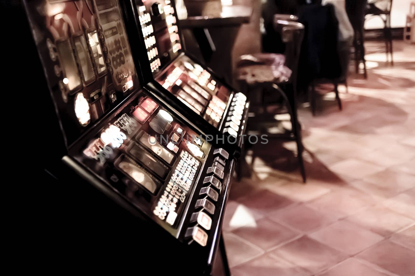 Gaming machines in the pub. by westernstudio