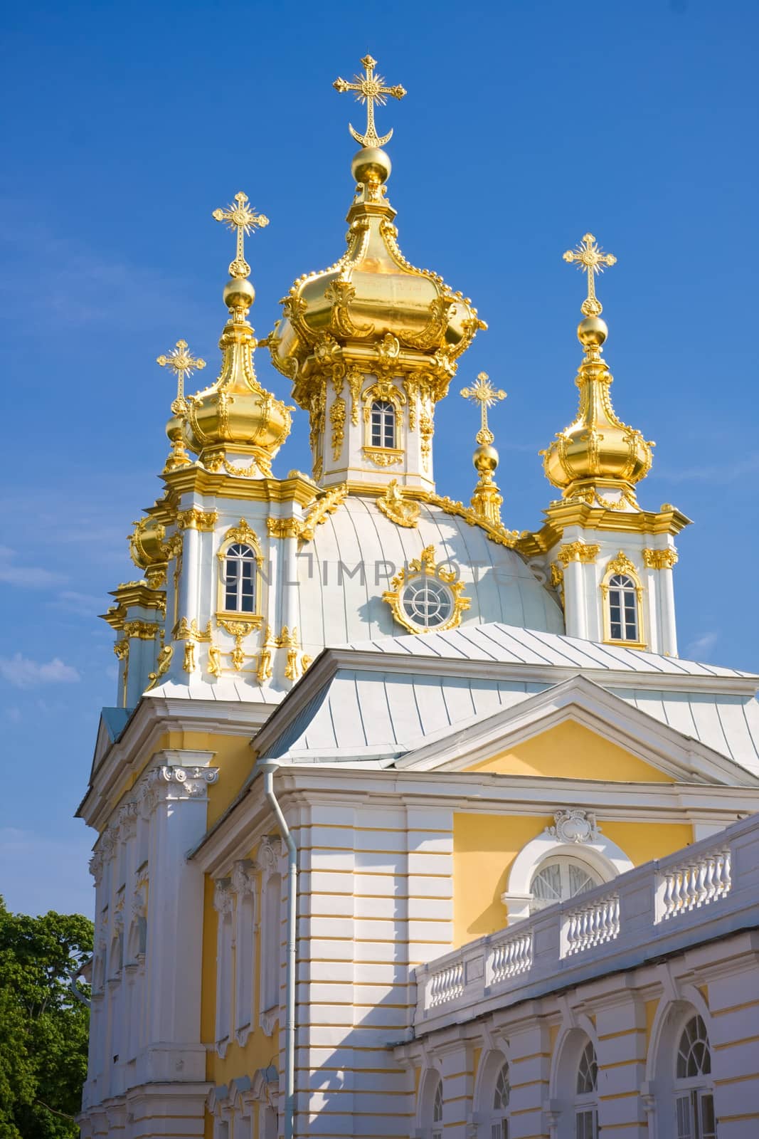 Church Of Great Peterhof Palace, Saint Petersburg, Russia