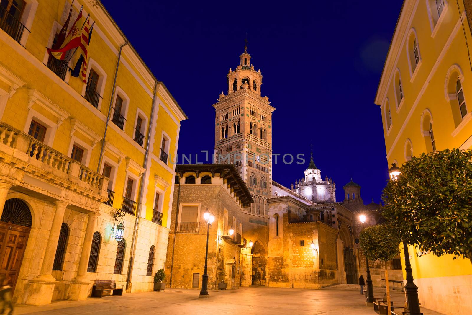 Aragon Teruel Cathedral Santa Maria unesco and City hall by lunamarina