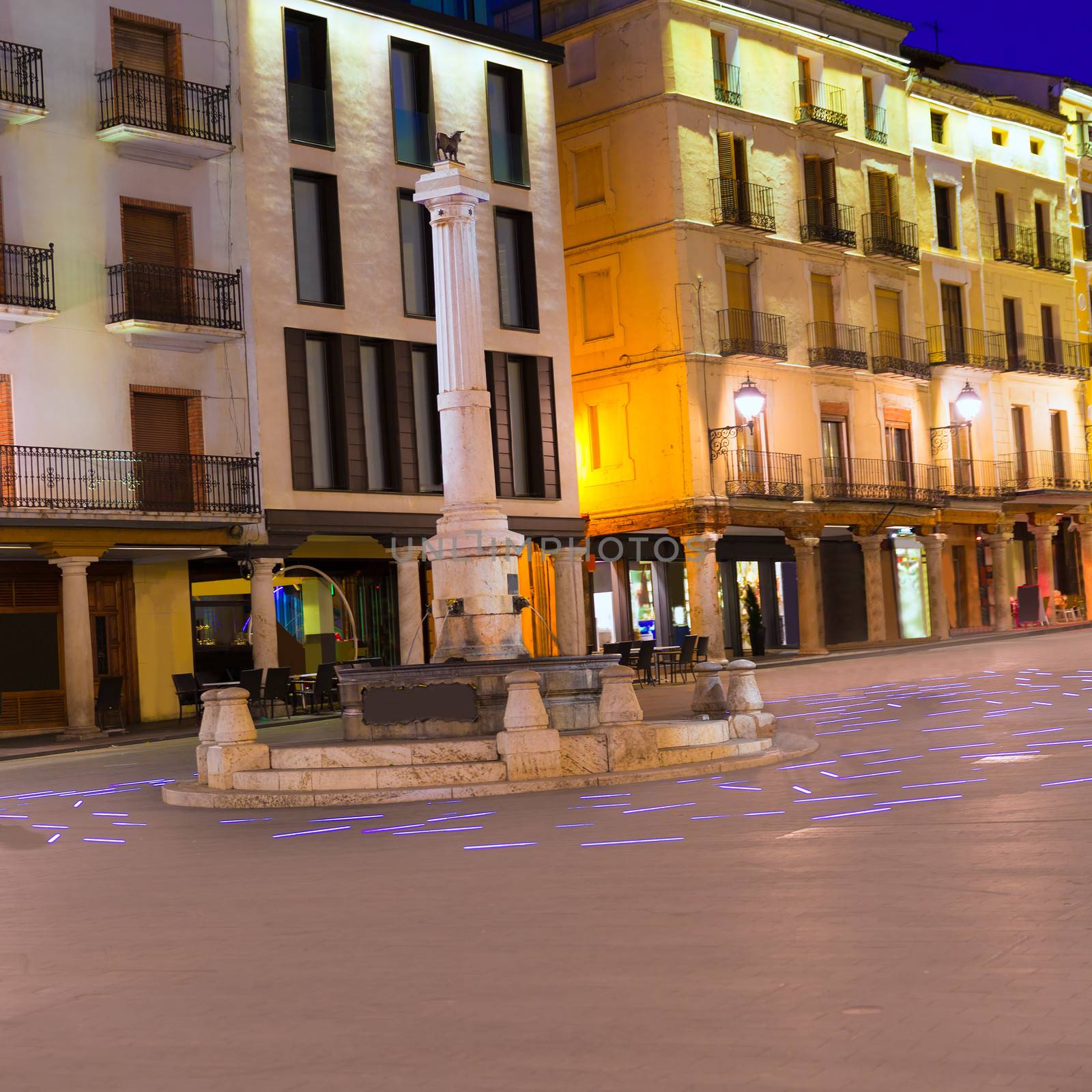 Aragon Teruel plaza el Torico Carlos Castel square Spain by lunamarina