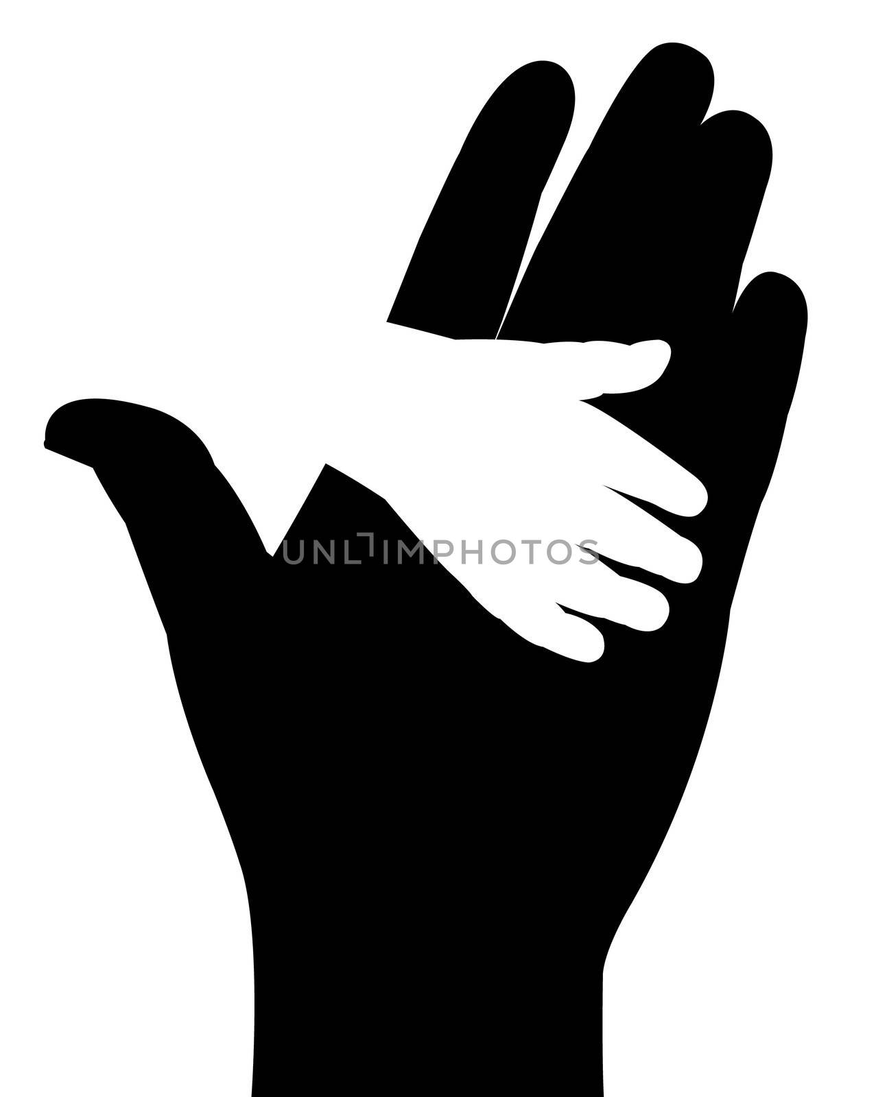 hands silhouette by Dr.G