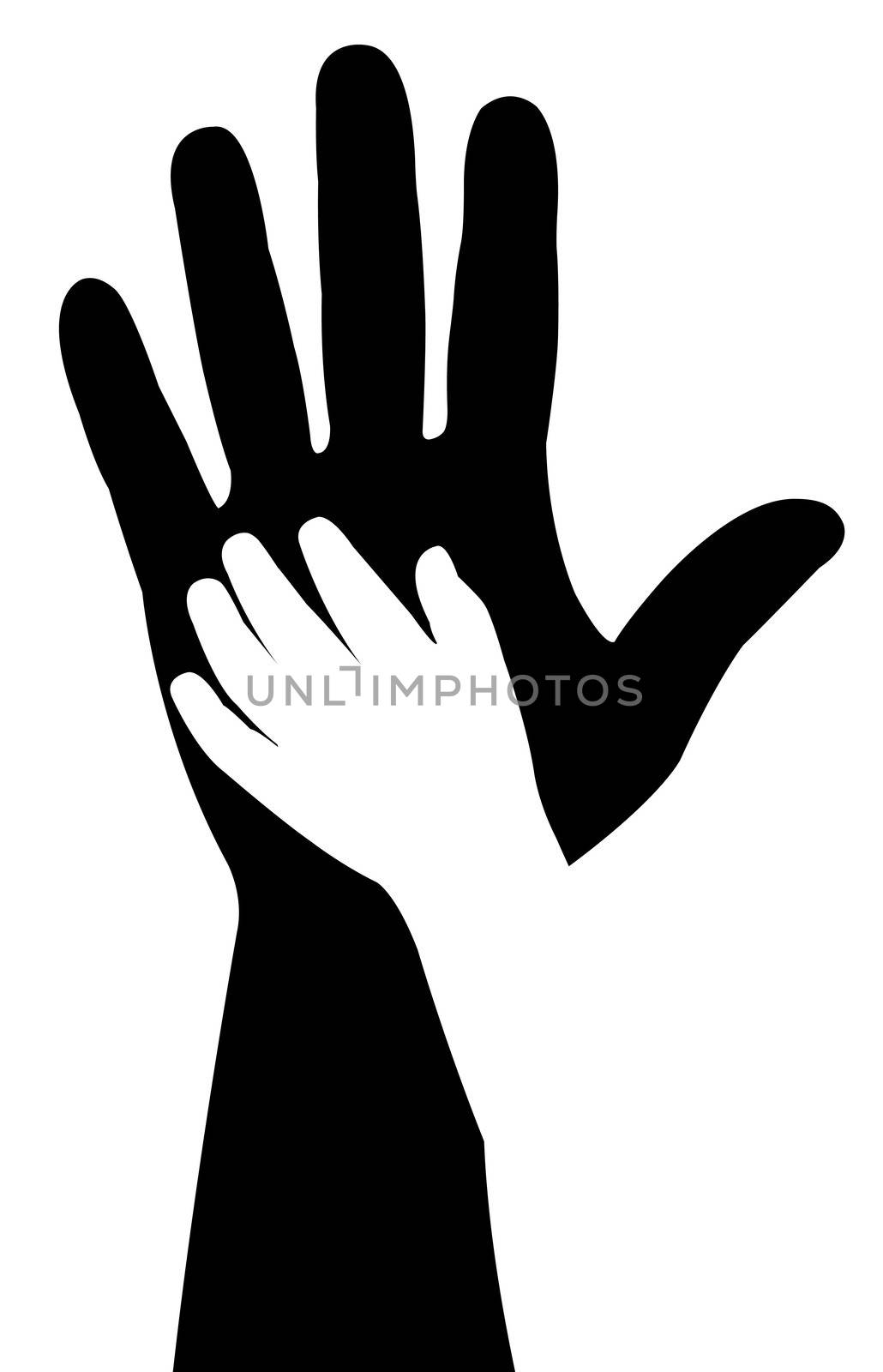 hands silhouette