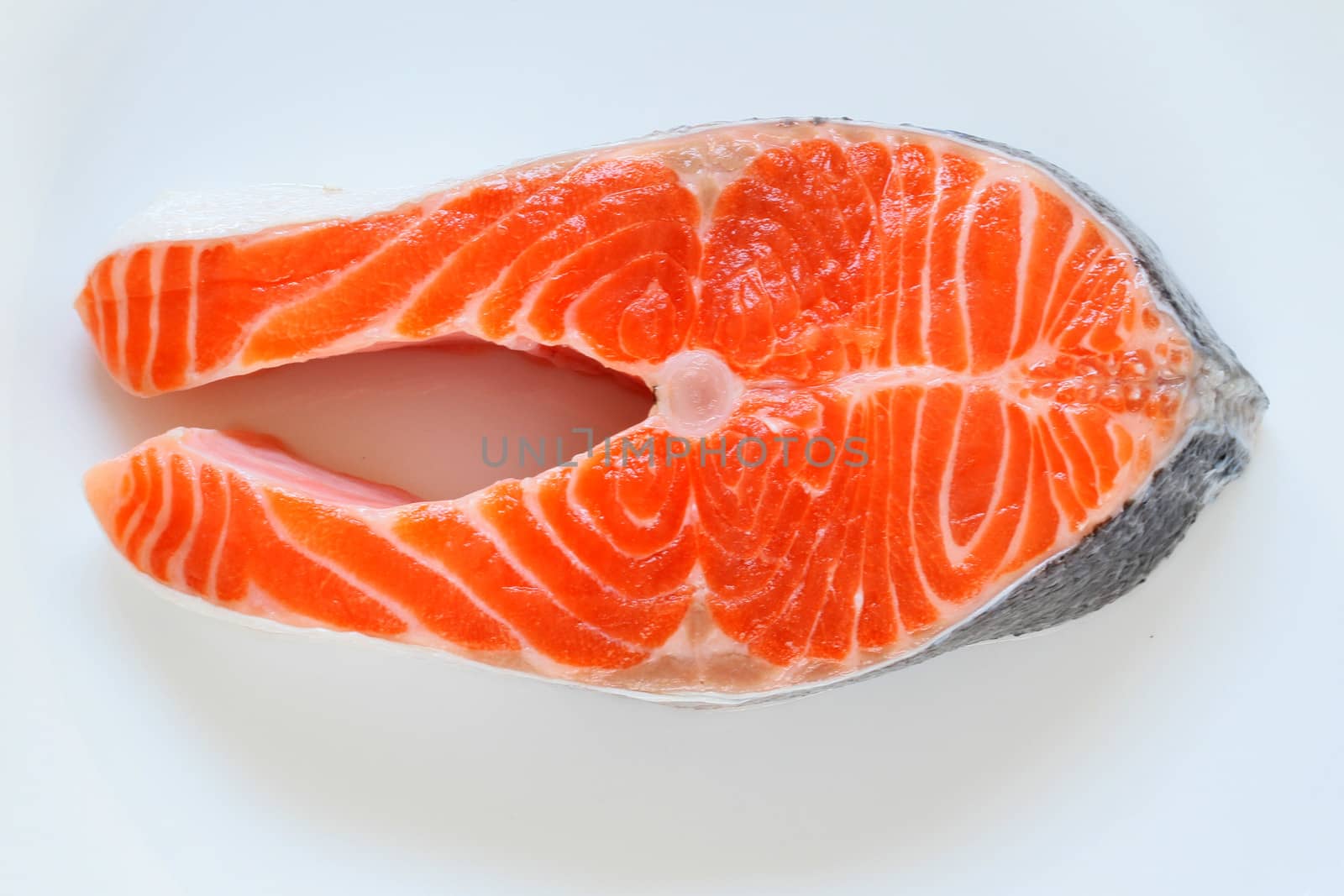 salmon fish slice macro by pbsubhash