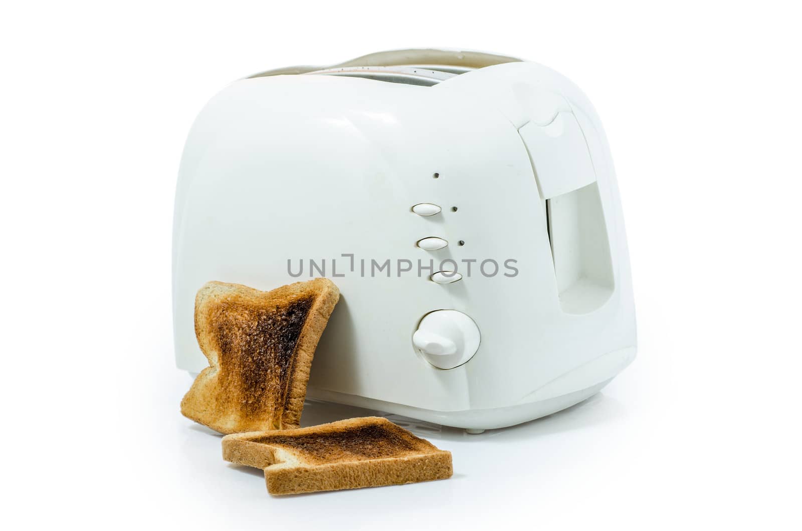 Burnt Toast  in Toaster (With Path)  by 9george