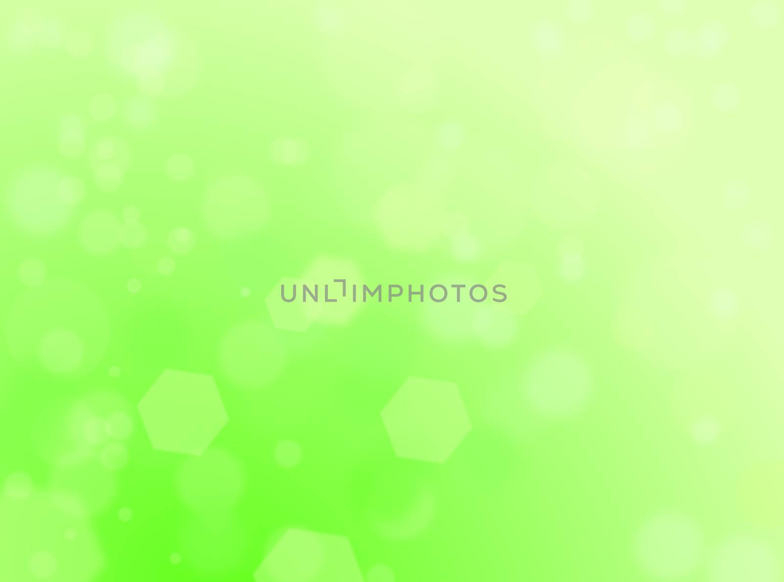 Light green natural background with bokeh and ray of lights by sylwia