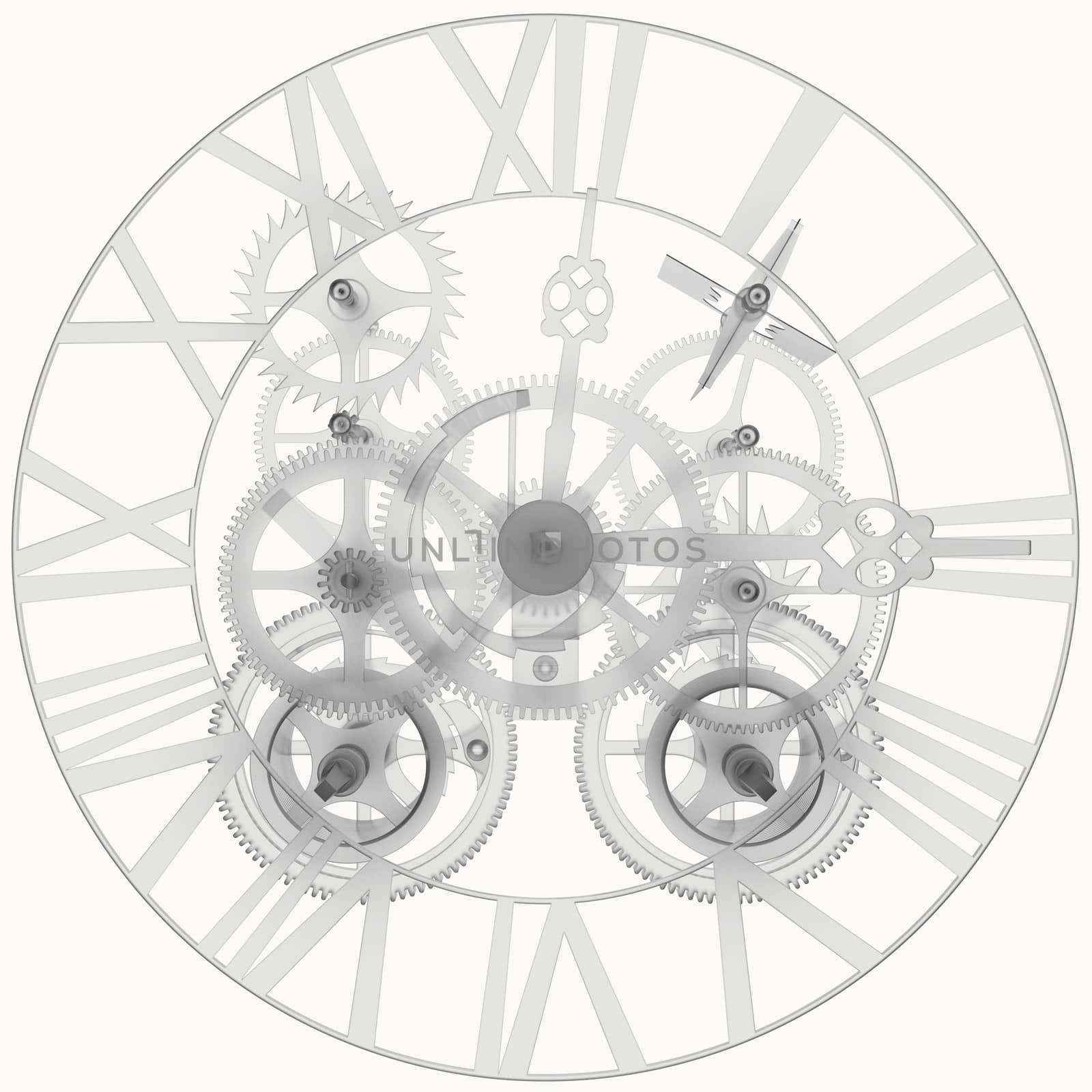 Transparent clock mechanism by cherezoff