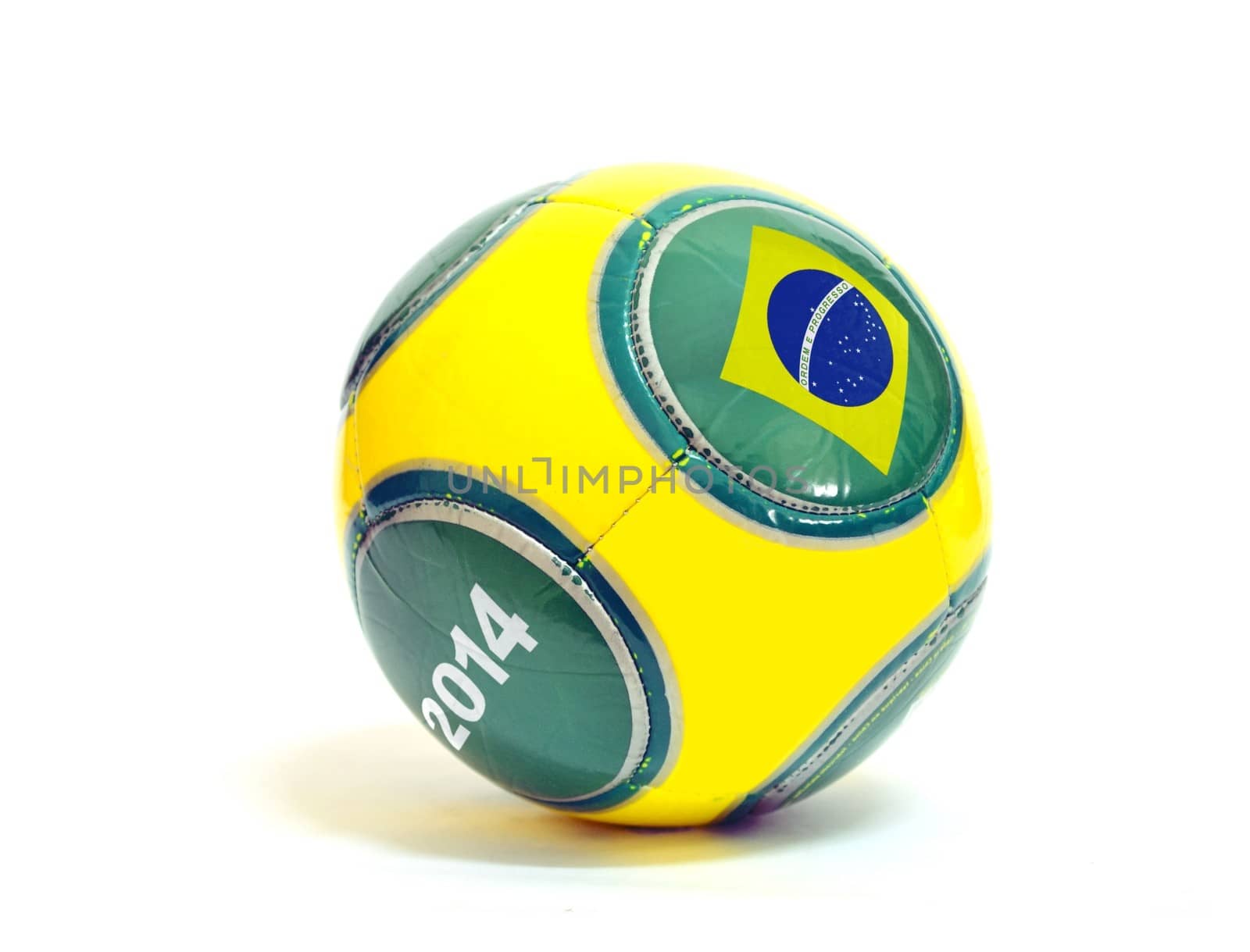 Soccer Ball with Brazilian Flag by razihusin