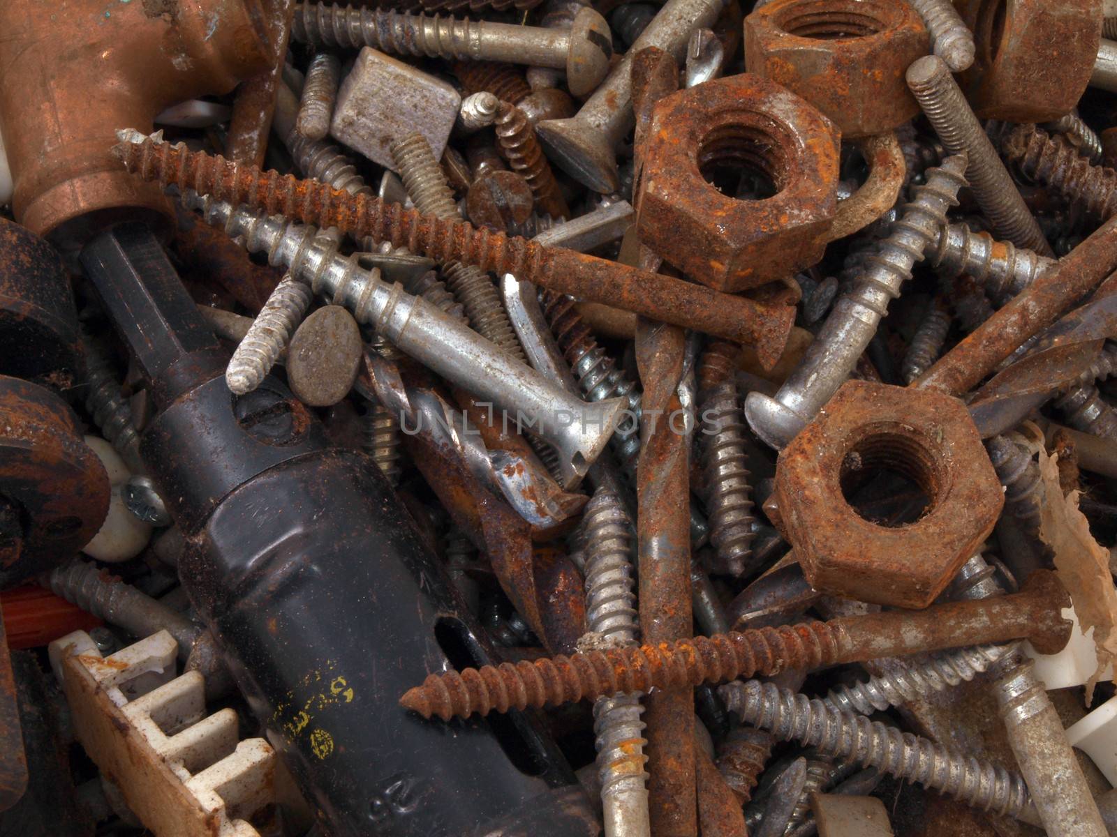 rusty nuts and bolts. by ianlangley