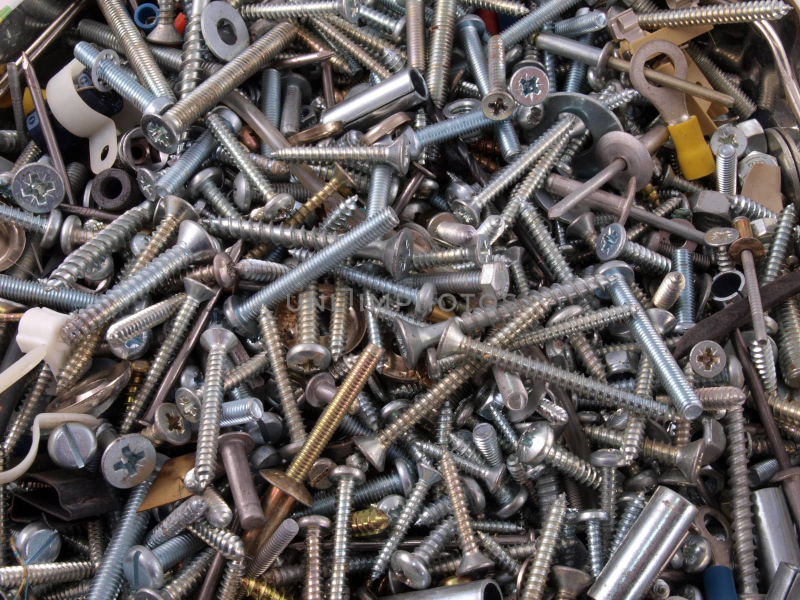 assorted screws and fixings. by ianlangley