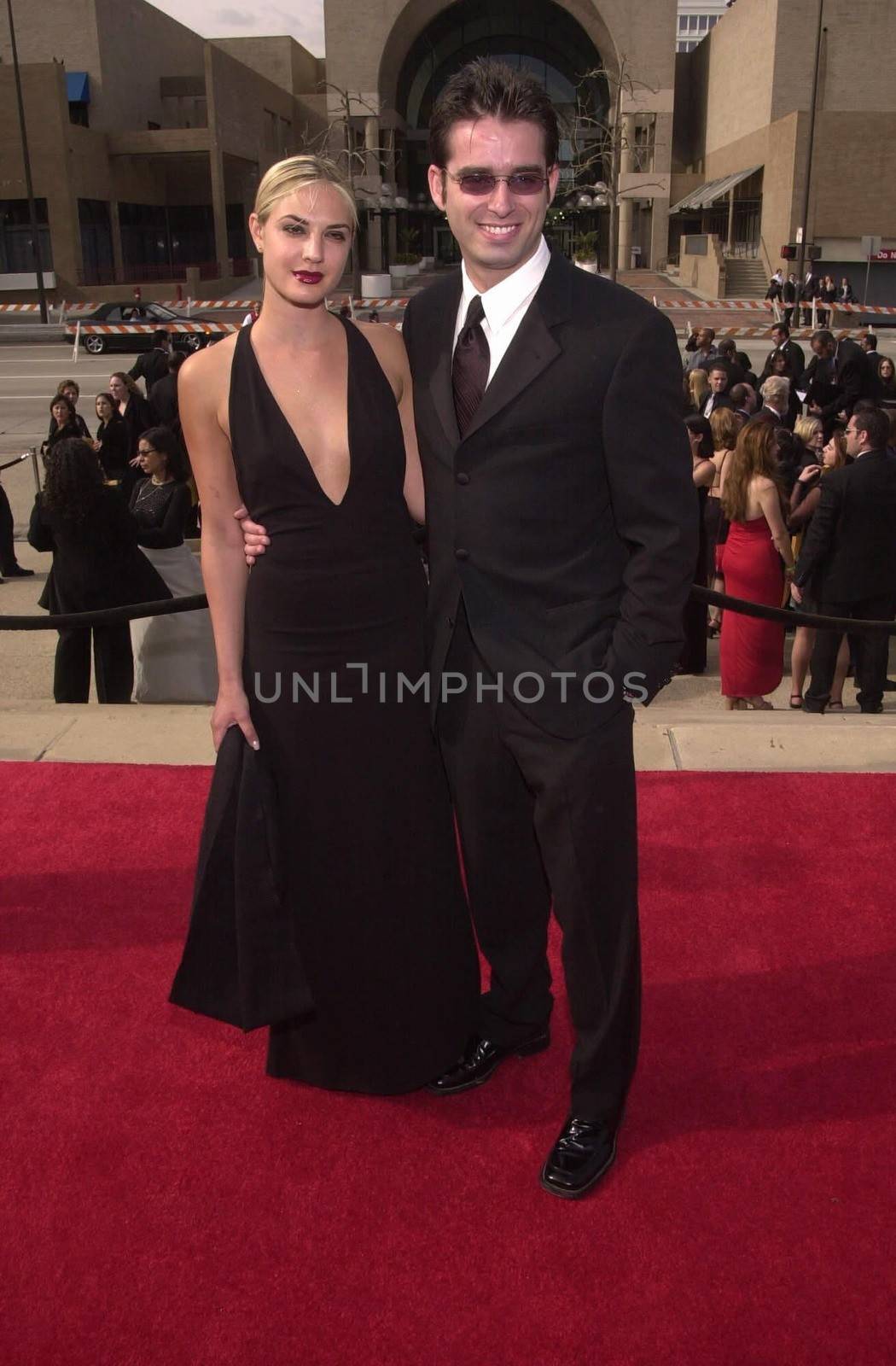 Bruno Campos and wife Carina at the 2000 Alma Awards, in Pasadena, 04-16-00