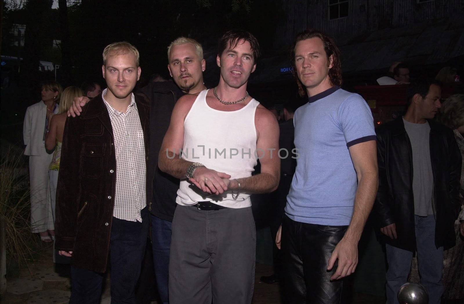 Dishwalla at the "Drive Me Crazy" launch party, House Of Blues, Hollywood, 04-25-00