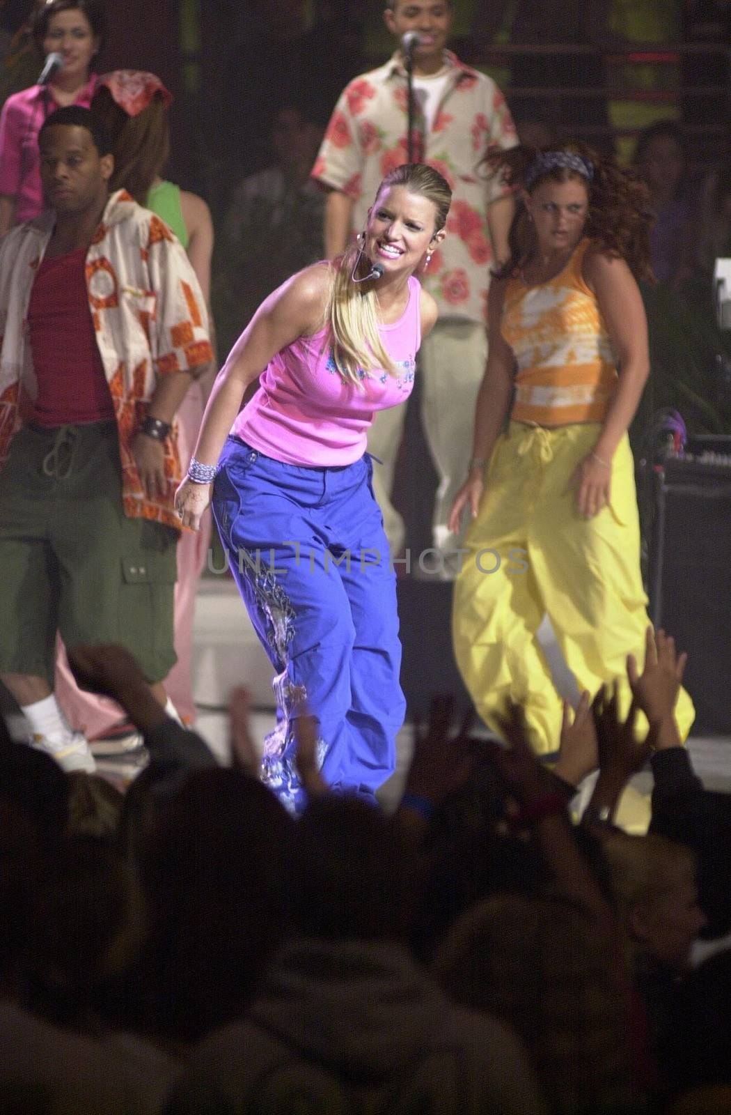 Jessica Simpson at a Disney Channel special in Hollywood, 04-20-00