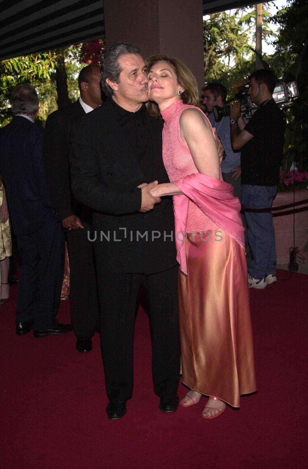 Edward James Almos and Merel Julia at the 4th Annual Raul Julia Ending Hunger Fund Benefit, Beverly Hills, 04-30-00