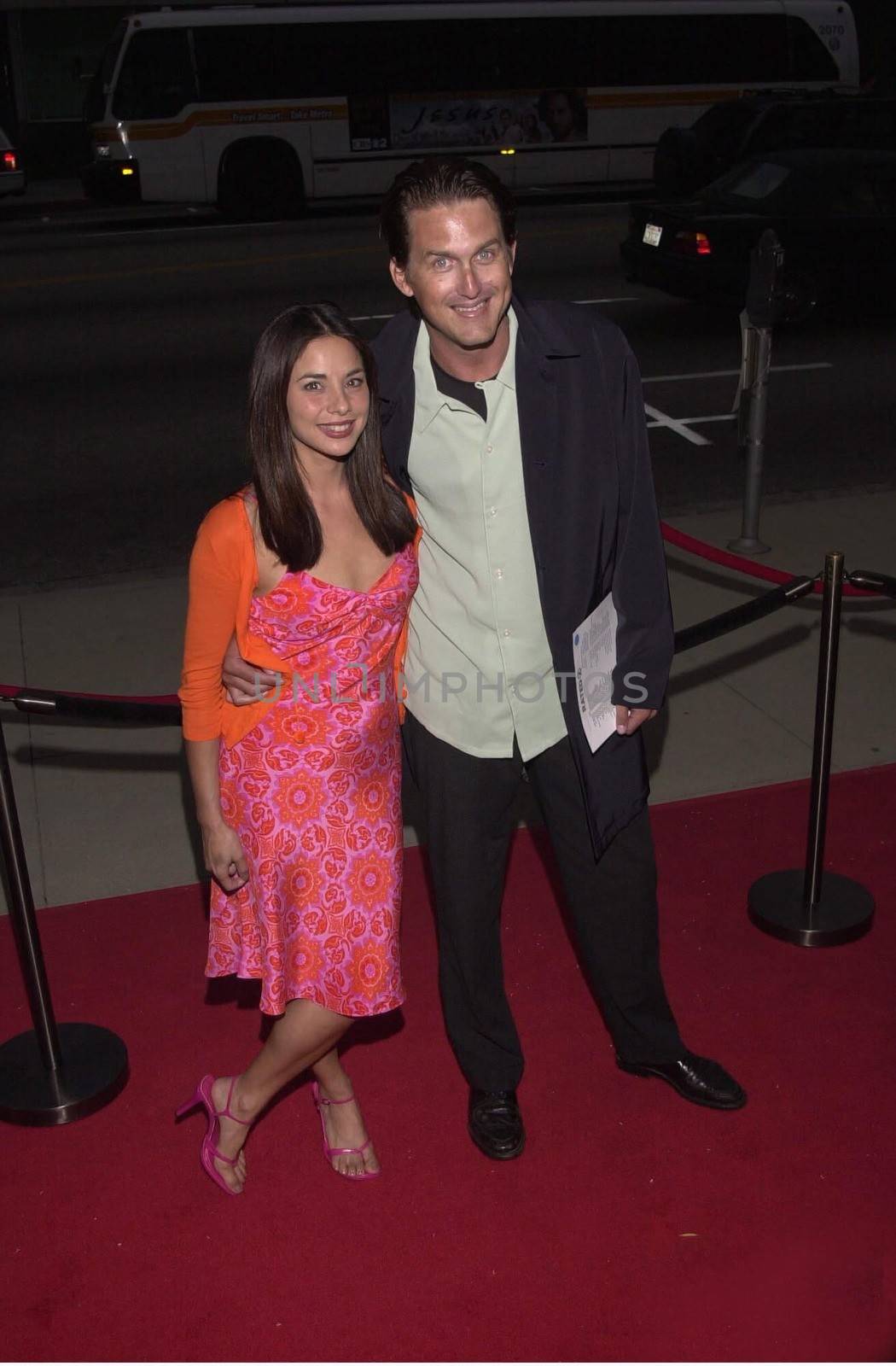 Geoffrey Blake and wife Marsha at the premiere of Showtime's "RATED X" in Hollywood, 04-27-00