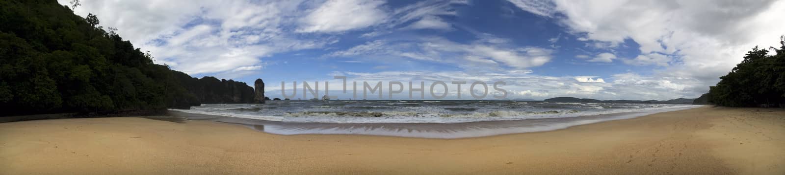 Aonang Beach of Krabi Province. Thailand, Muang. 