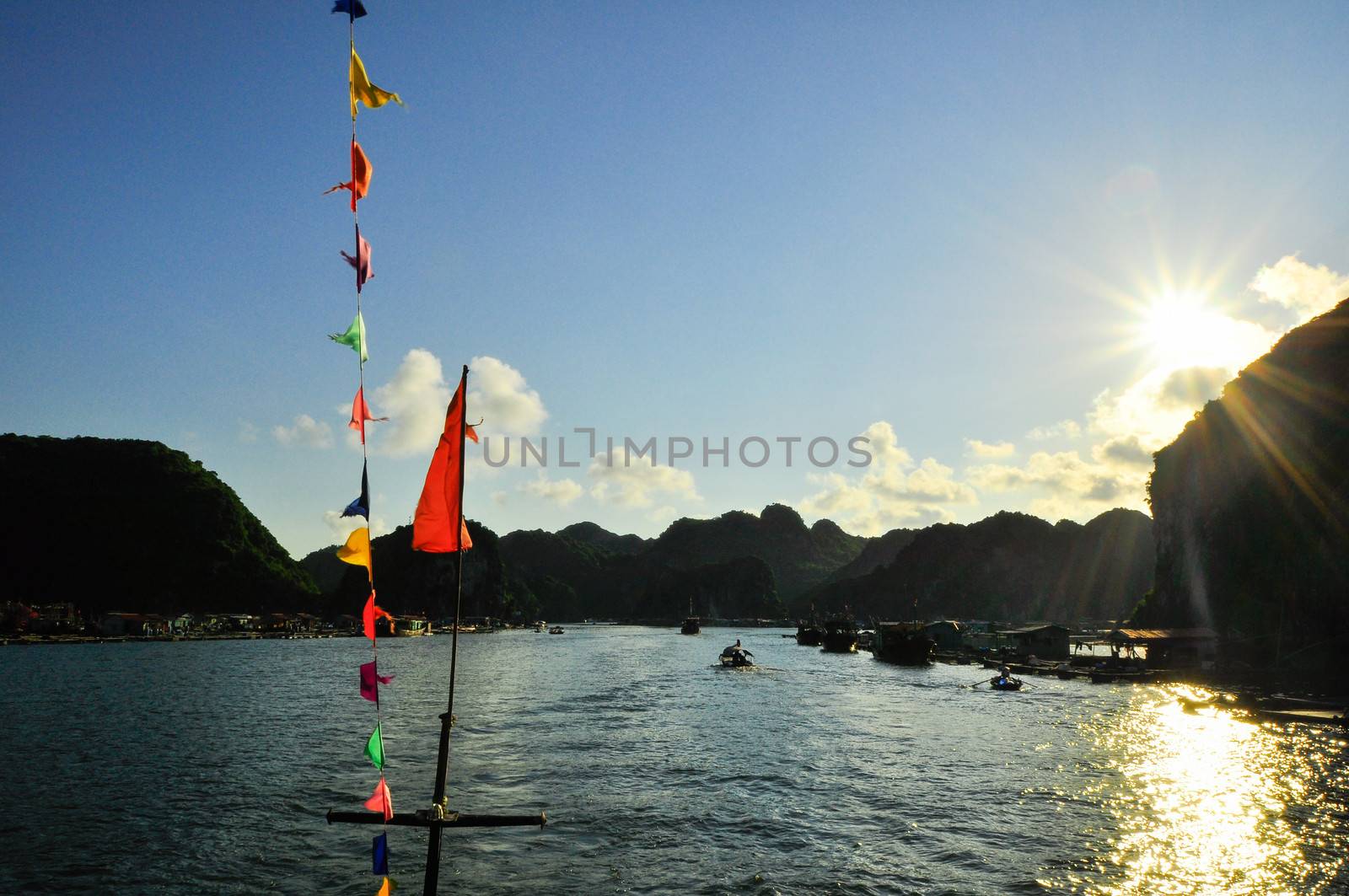 Picturesque sea landscape. Ha Long Bay, Vietnam 2011