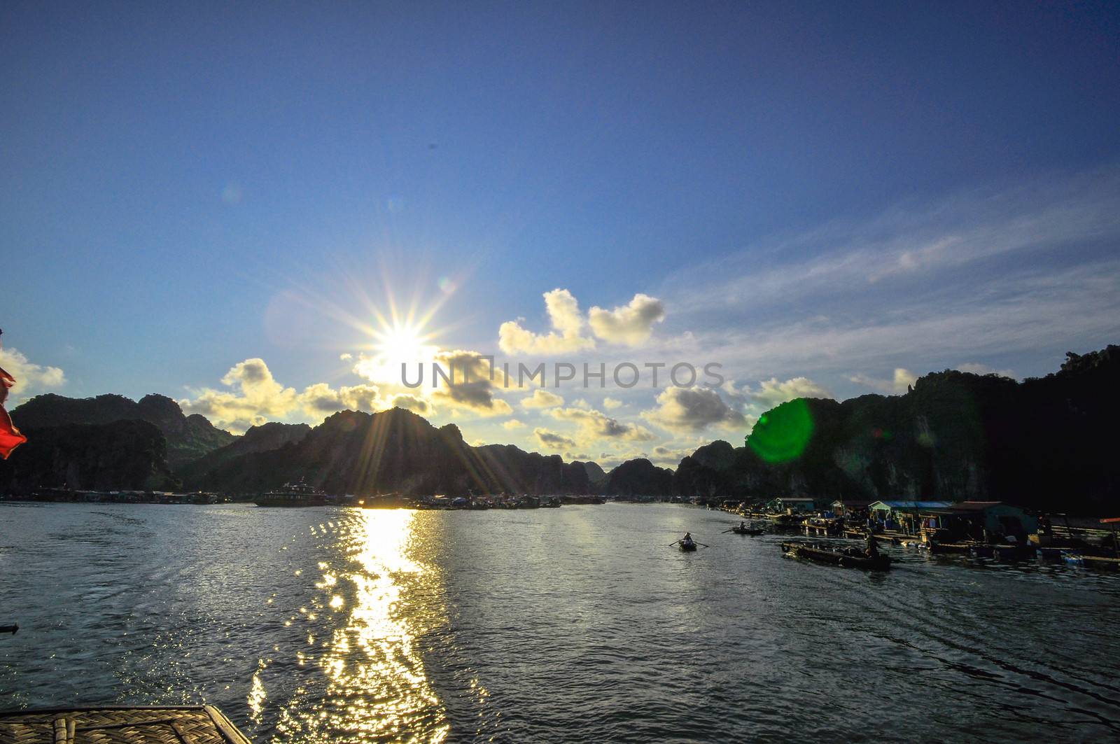 Picturesque sea landscape. Ha Long Bay, Vietnam 2011