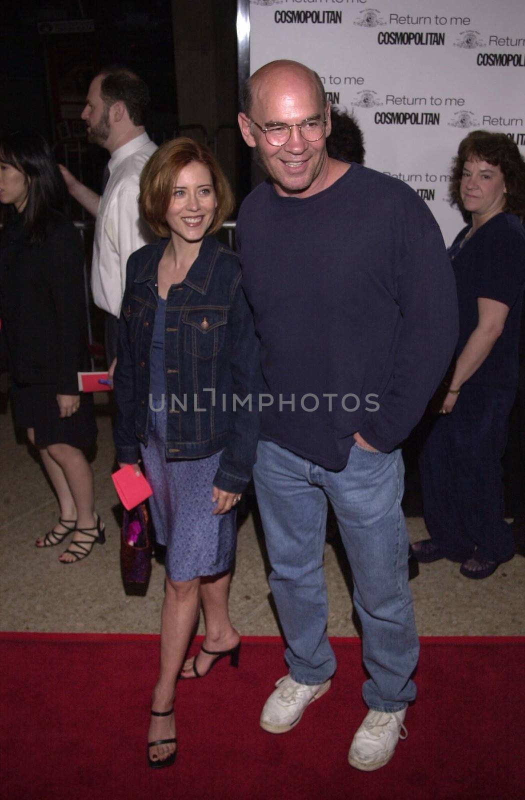 Mitch Pileggi and Arlene Warren at the premiere of MGM's "RETURN TO ME" in Century City, 04-03-00