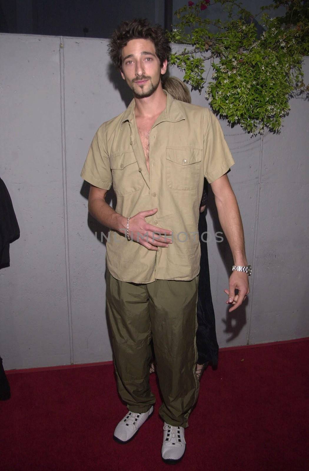 Adrien Brody at the premiere of Lions Gate Film's "THE BIG KAHUNA" in Hollywood, 04-26-00
