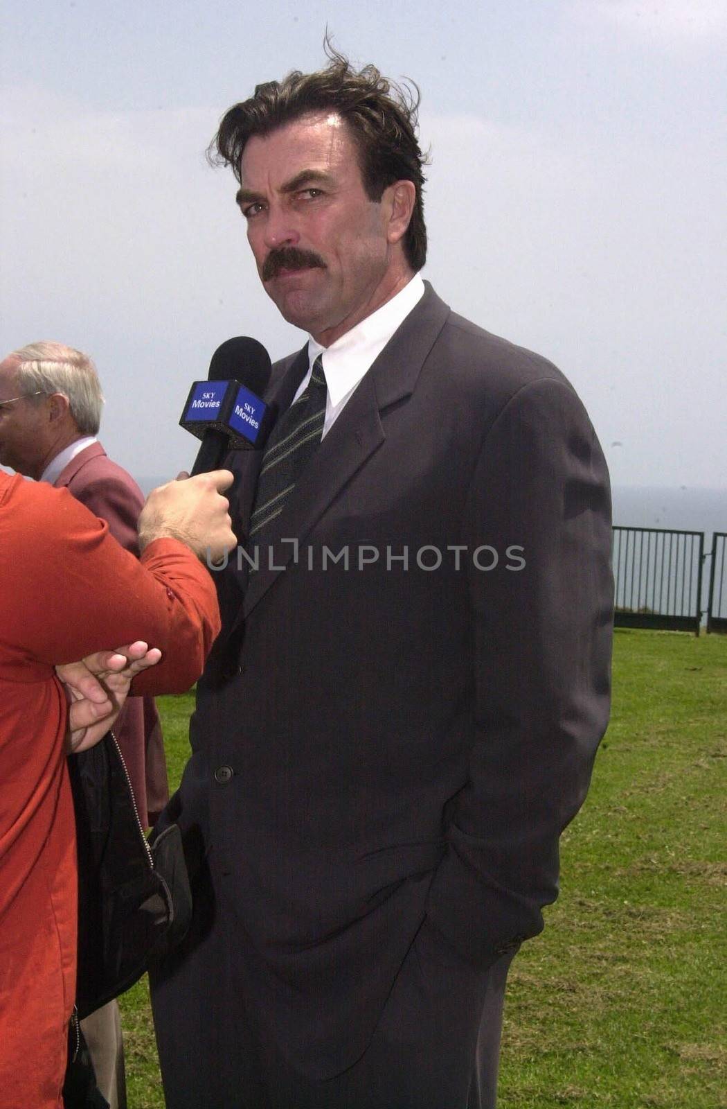 Tom Selleck at Pepperdine University in Malibu, to receive an honorary doctorate, 04-29-00