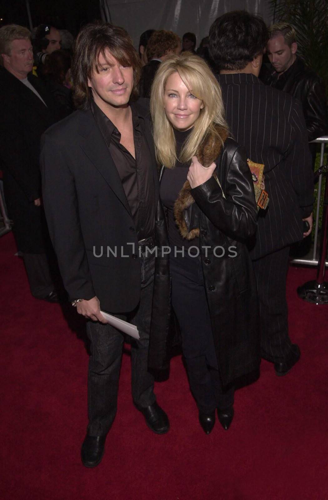 Richie Sambora and Heather Locklear at the premiere of Universal's "U-571" in Westwood, 04-17-00