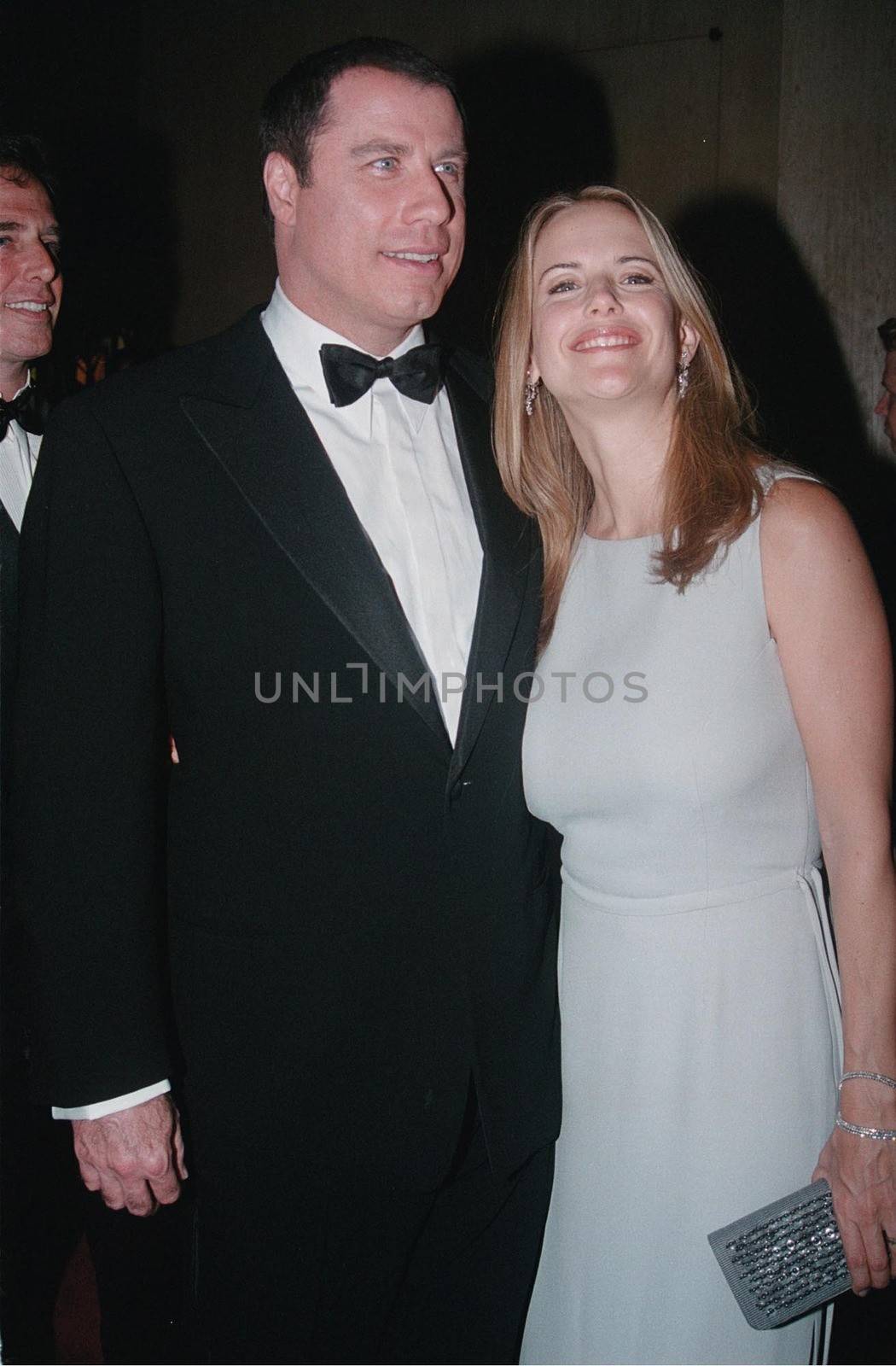 John Travolta and Kelly Preston at the Hollywood Film Awards in Beverly Hills. 08-08-00