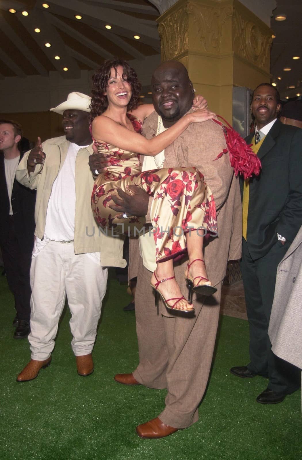 Brooke Langton and Michael Taliferro at the premiere of The Replacements in Westwood. 08-07-00