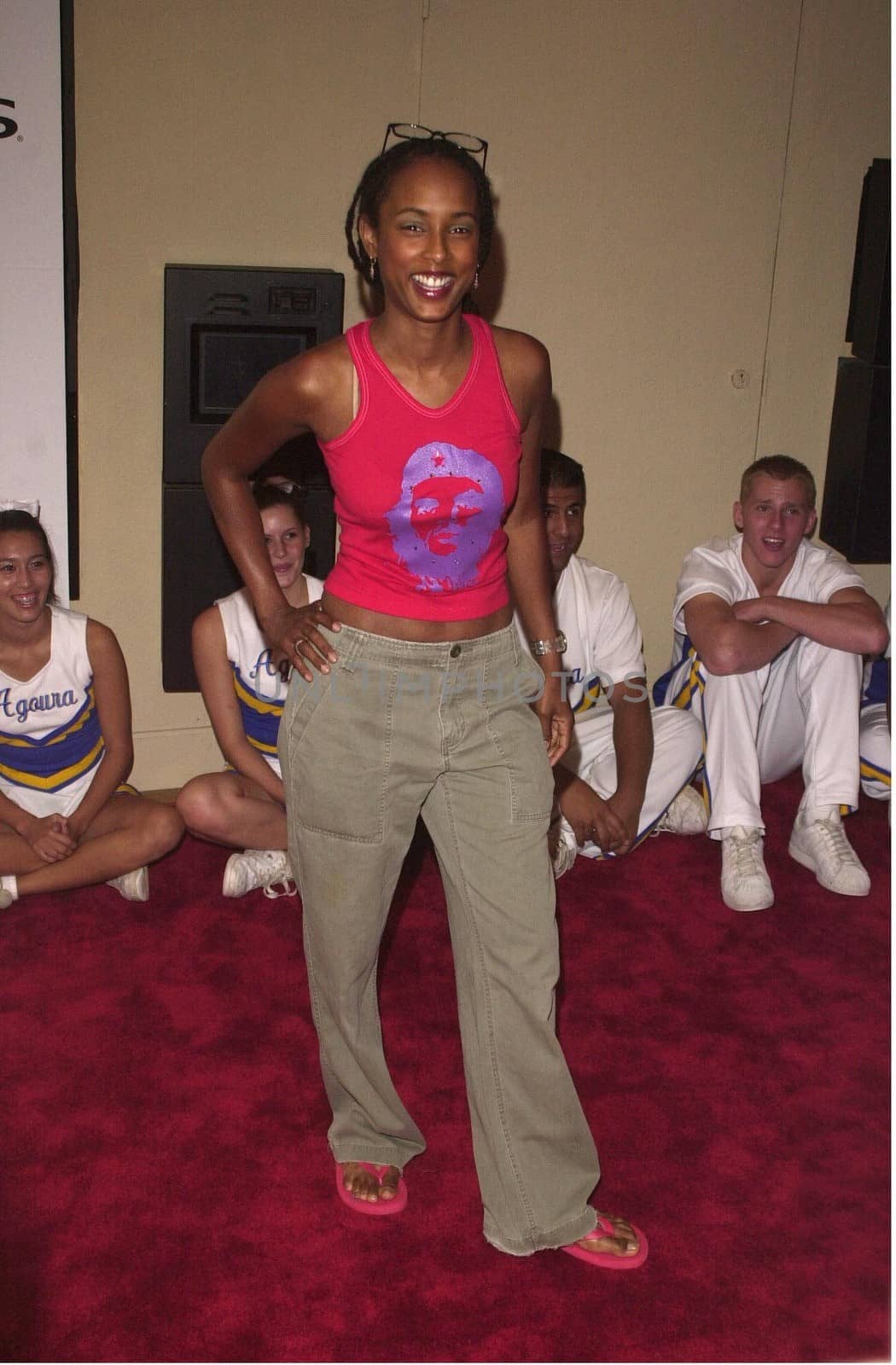 Trina McGee-Davis at the premiere of "Bring It On" in Westwood. 08-22-00