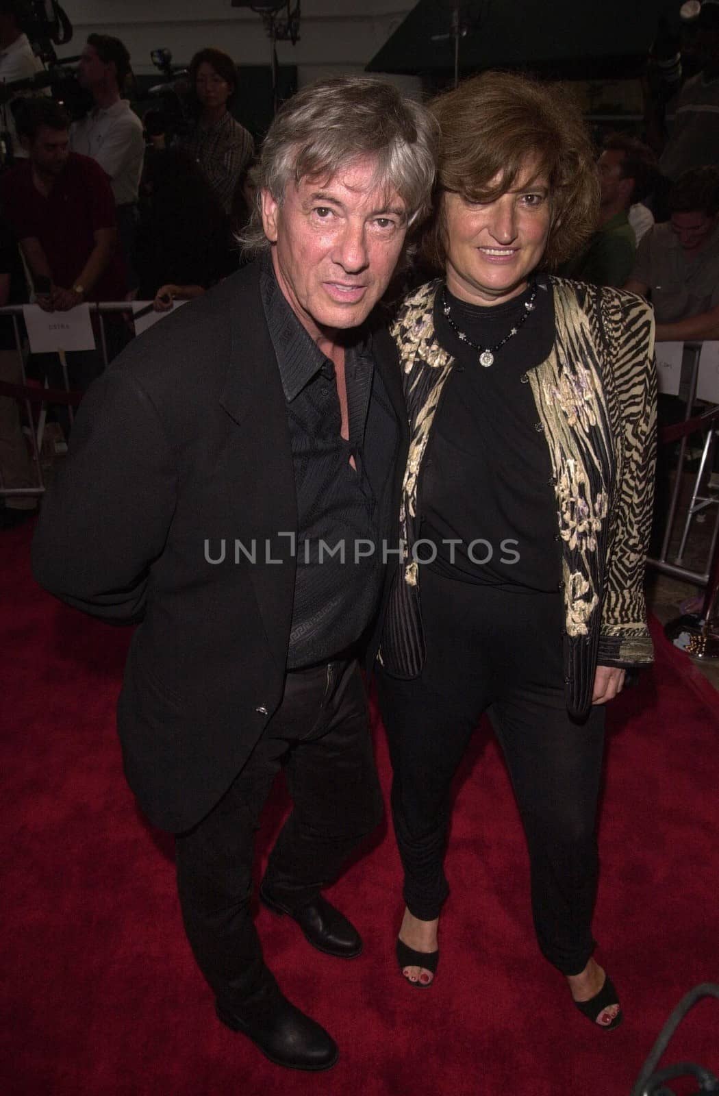 Paul Verhoeven and Wife Martina at the premiere of Hollow Man in Westwood. 08-02-00