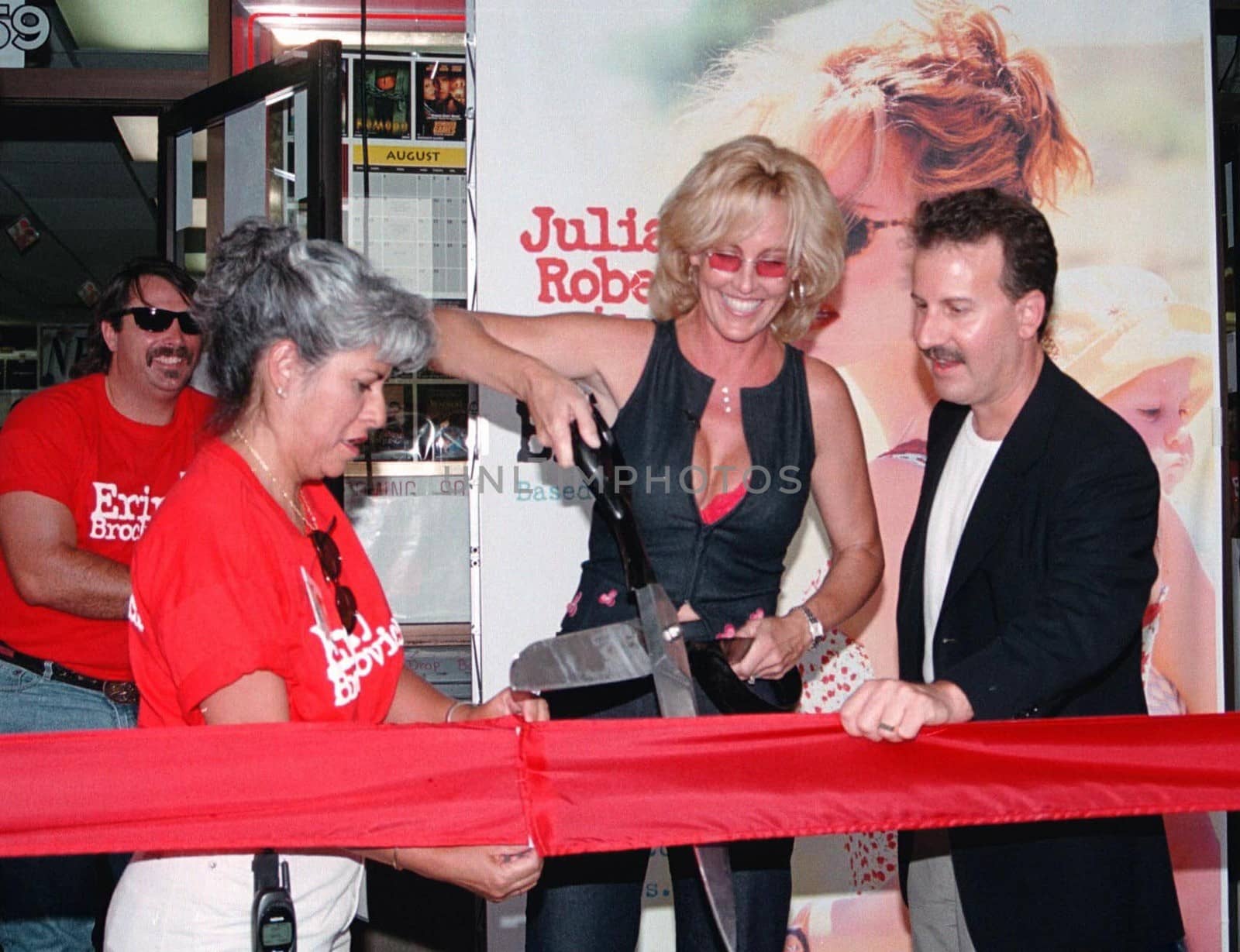 Erin Brockovich at the video release party for the film in Barstow. 08-15-00