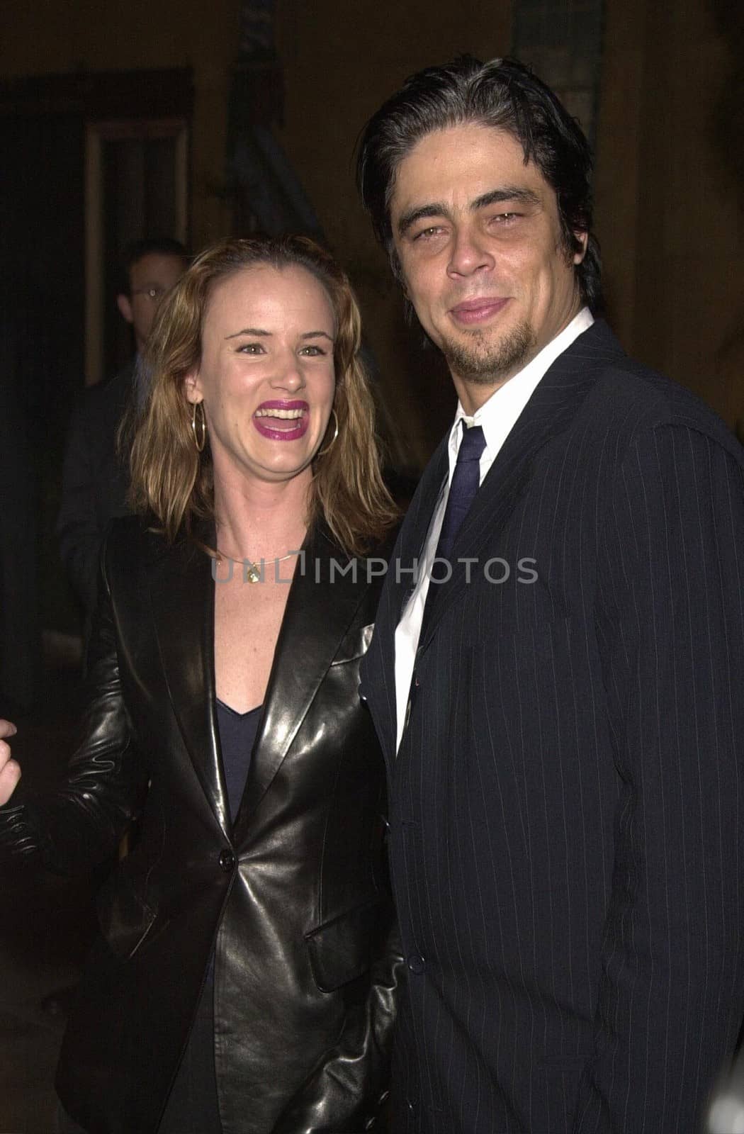 Juliette Lewis and Benecio Del Torro at the premiere of The Way Of The Gun in Hollywood. 08-29-00