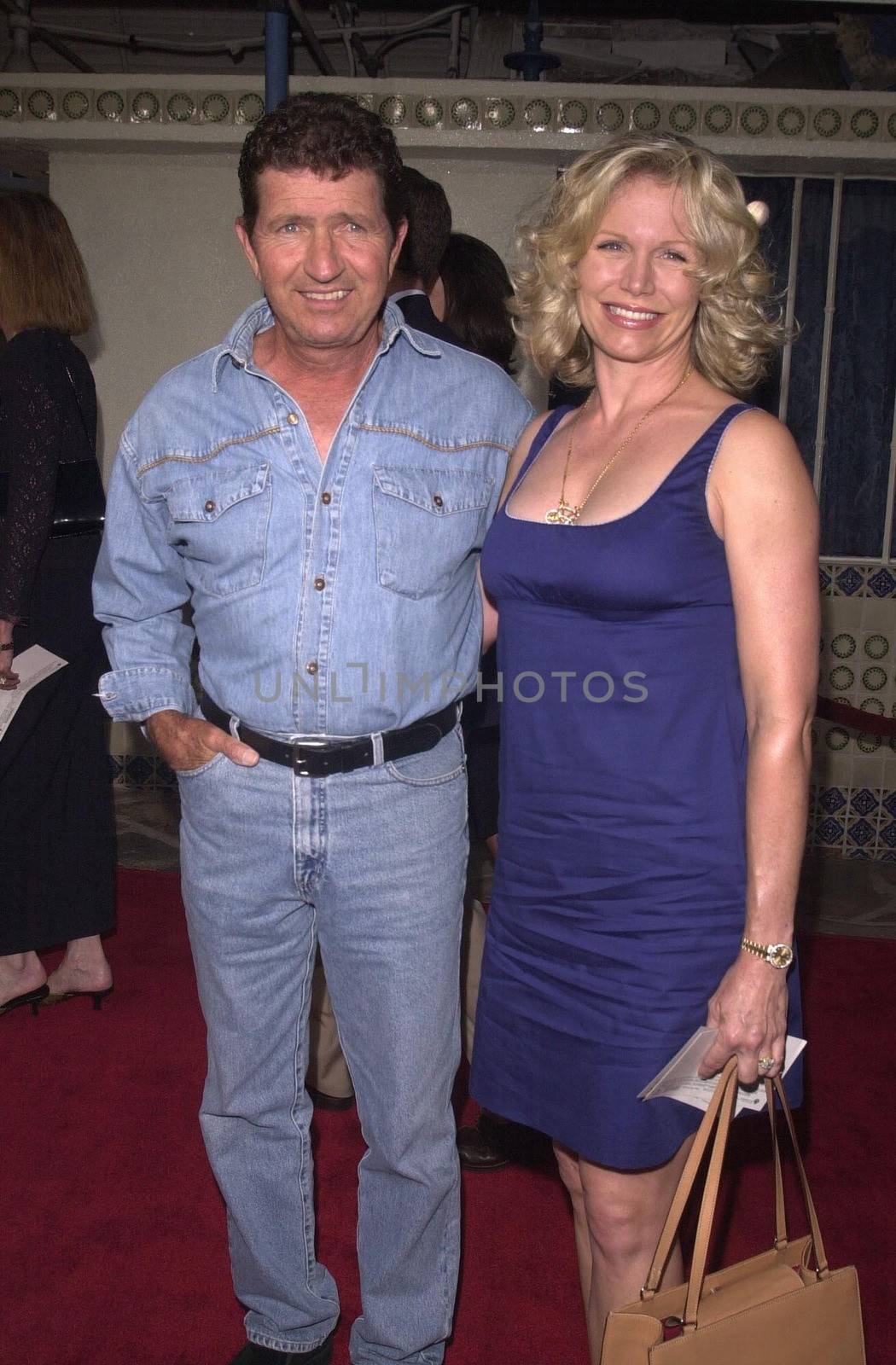 Mac Davis and Wife at the premiere of "Space Cowboys" in Westwood. 08-01-00