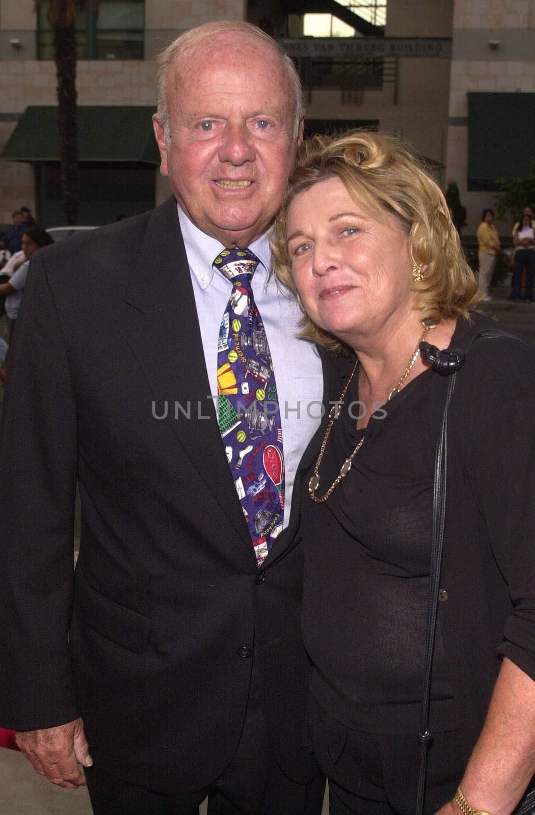Dick Van Patten and Wife at the premiere of My 5 Wives in Santa Monica. 08-28-00