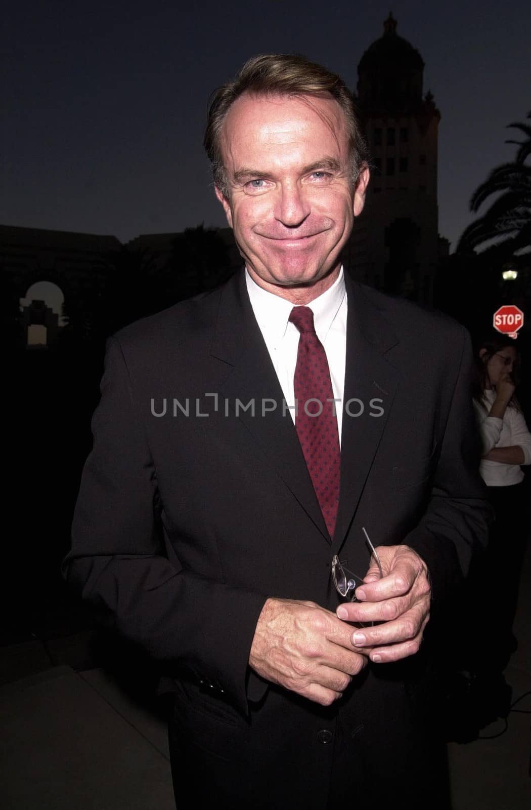 Sam Neill at the WinFemme 2000 Film Festival's closing ceremony in Beverly Hills. 08-20-00
