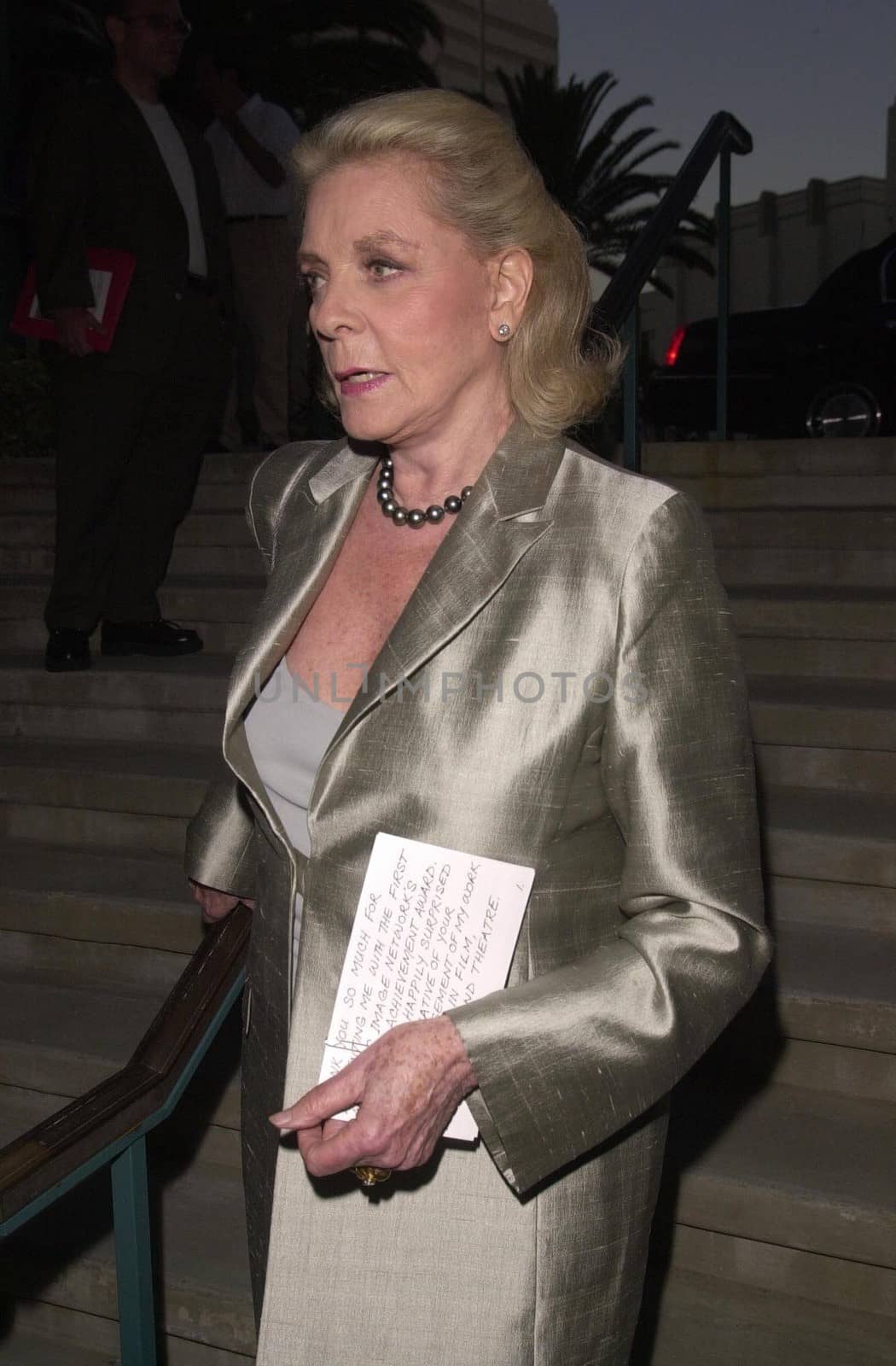 Lauren Bacall at the WinFemme 2000 Film Festival's closing ceremony in Beverly Hills. 08-20-00