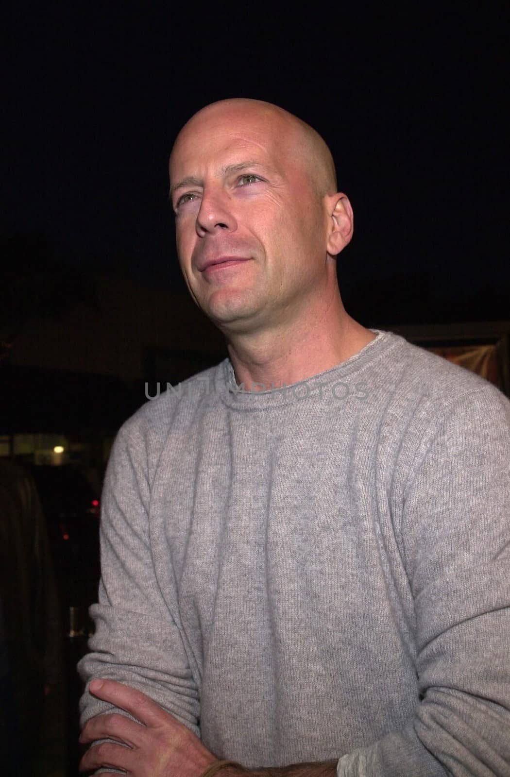 Bruce Willis at the premiere of Miramax's "All The Pretty Horses," in Westwood, 12-17-00