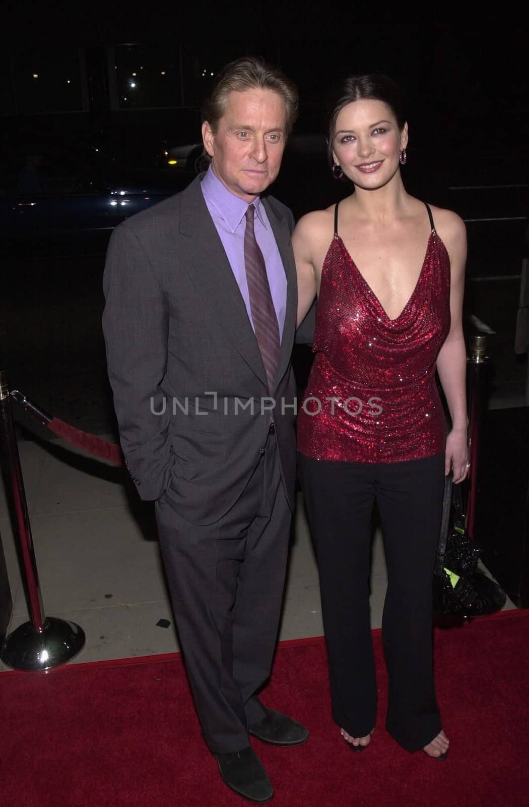 Michael Douglas and Catherine Zeta-Jones at the premiere of USA Films "Traffic" in Beverly Hills, 12-14-00