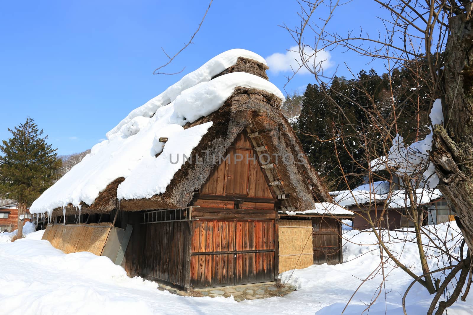 Shirakawa go village hut by rufous