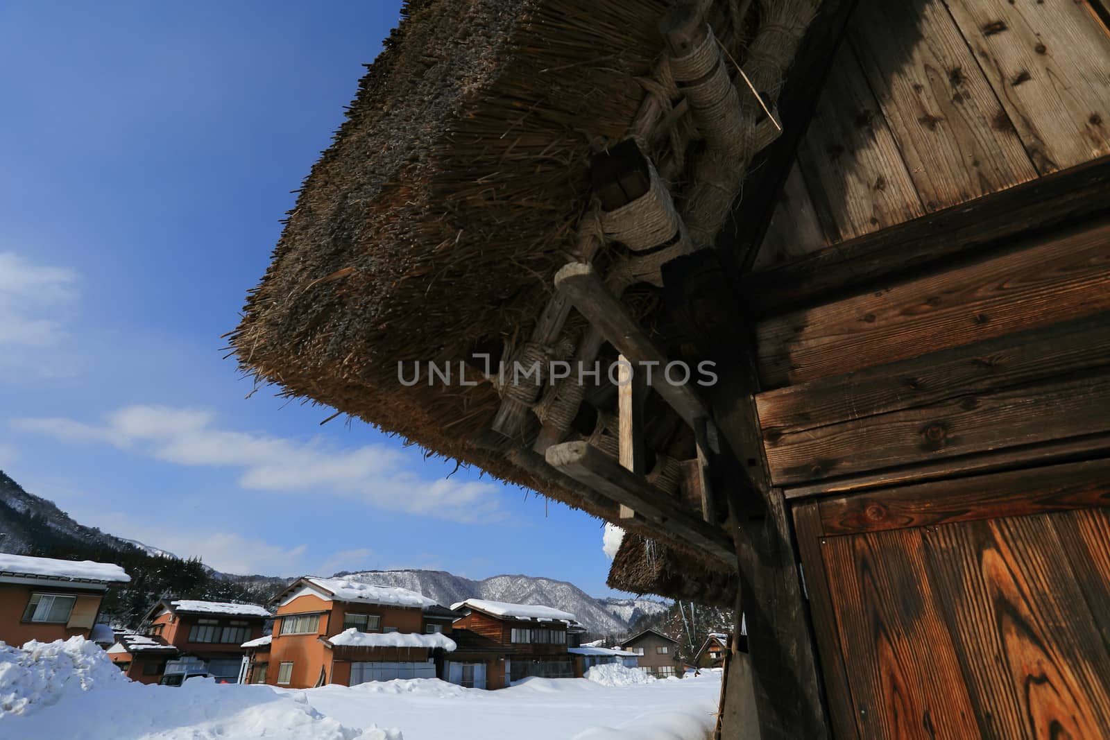 Shirakawa go village hut by rufous