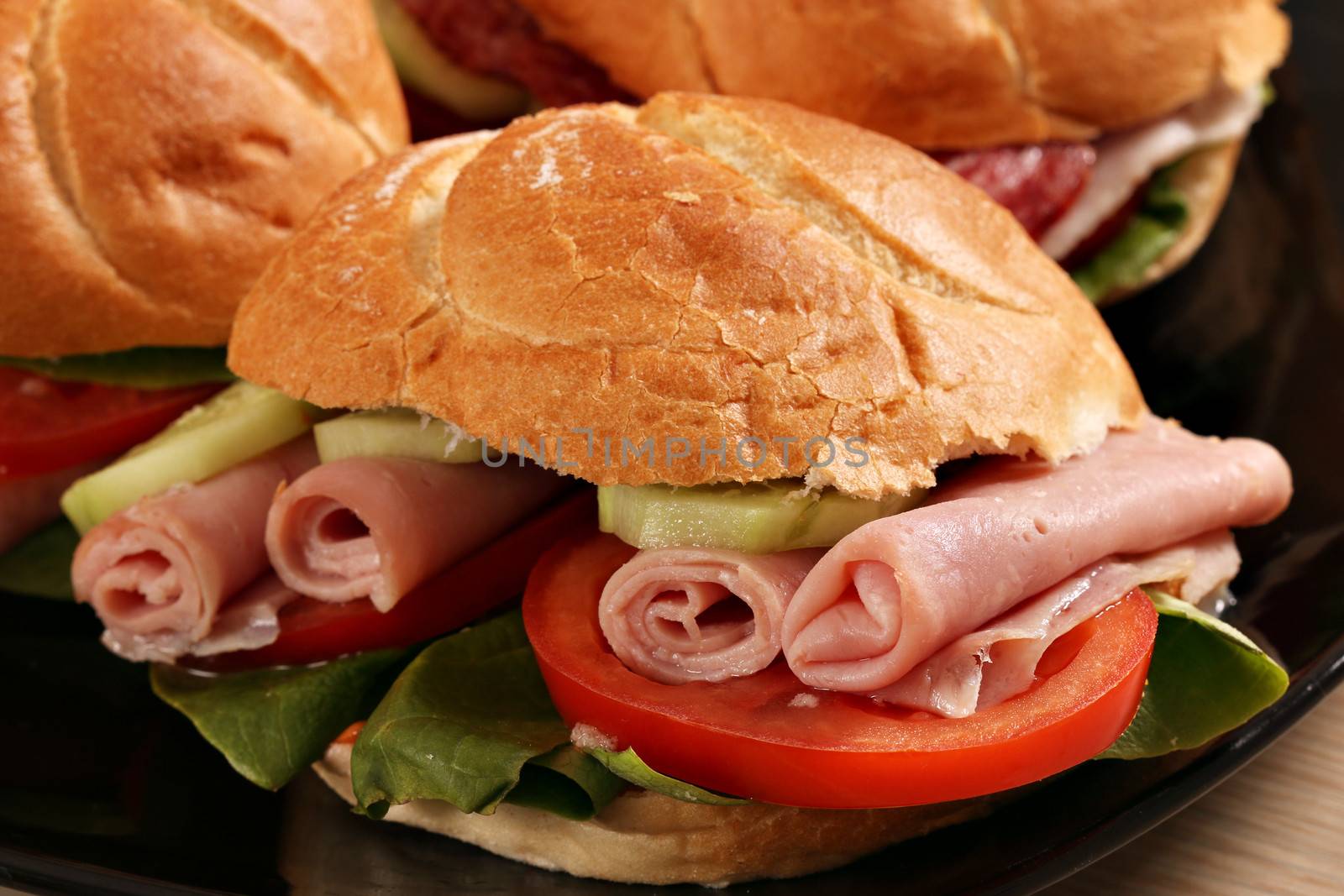 sandwich close up fast food by goce