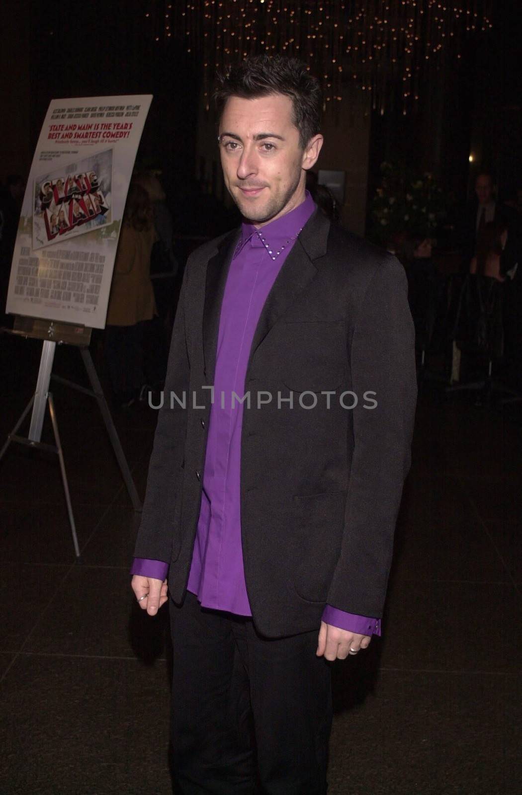 Alan Cummings at the premiere of Fine Line Features "State And Main" in Hollywood, 12-18-00