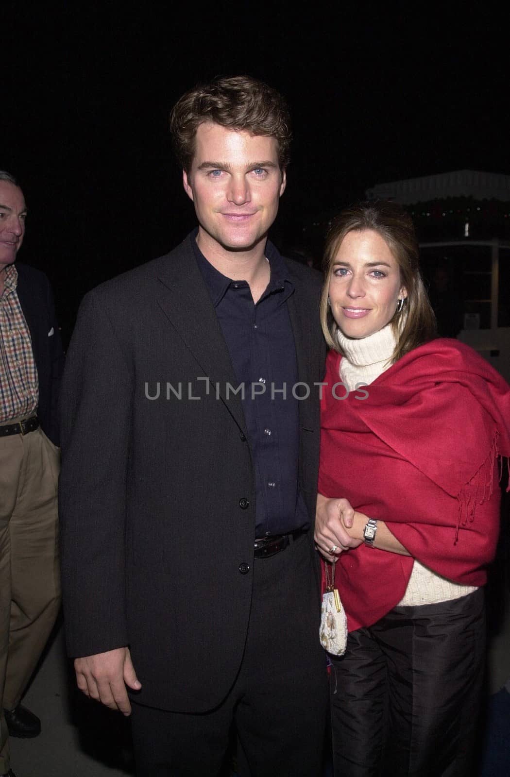 Chris O'Donnell and wife Caroline Fentress at the premiere of Columbia Tristar's "Vertical Limit" in Century City, 12-02-00