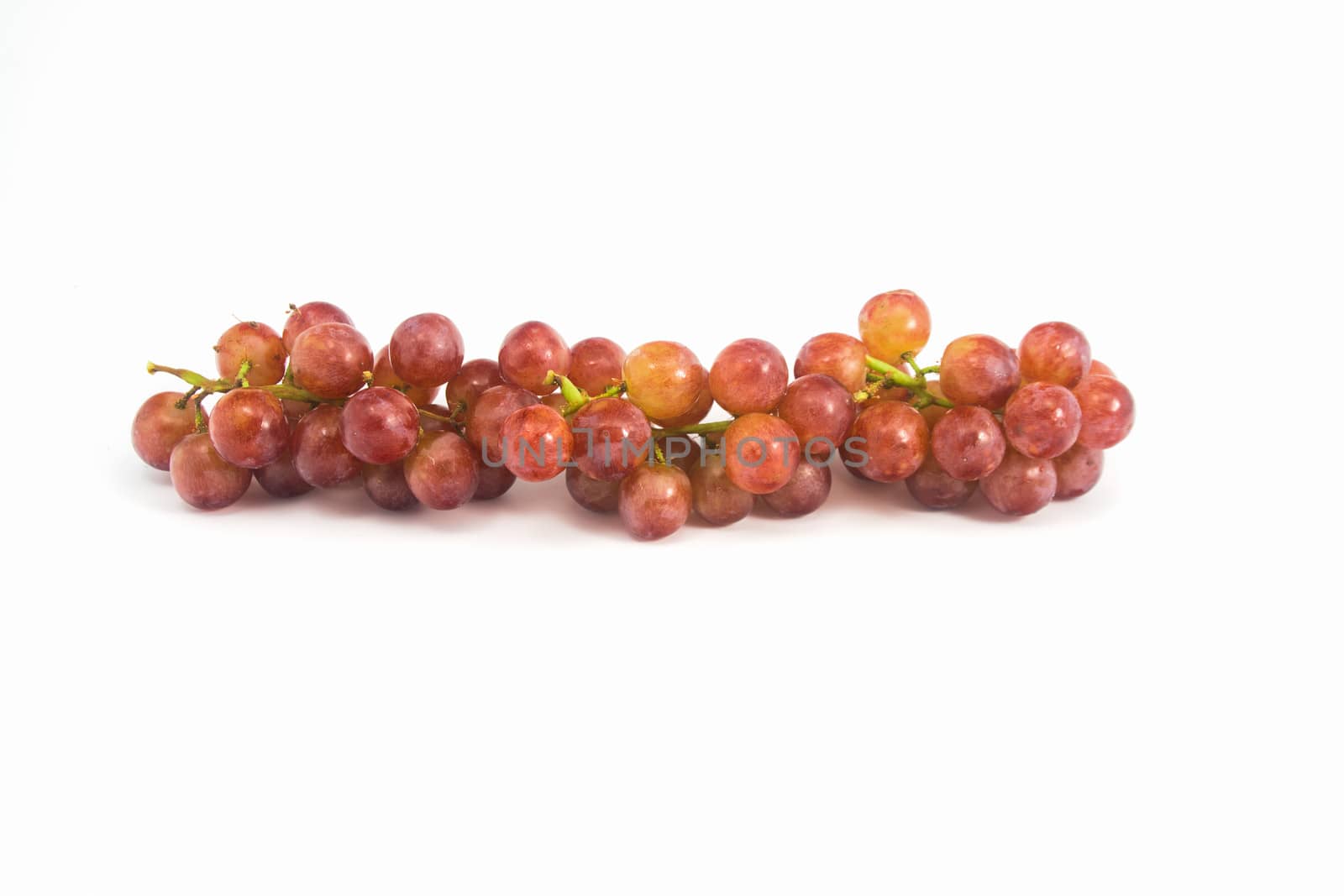 Red grapes fresh with water drops by Sorapop